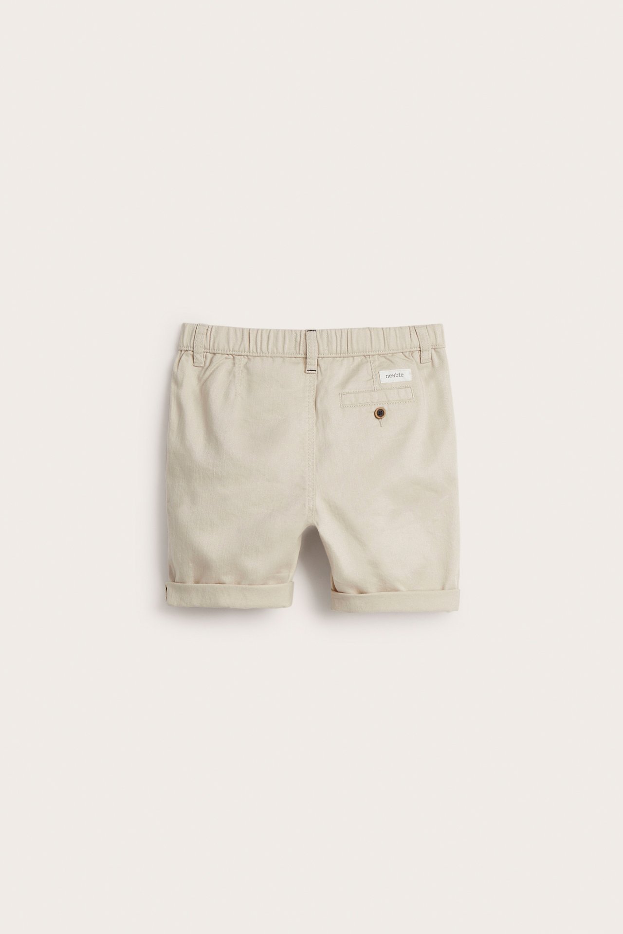 Woven shorts - Beige - 5