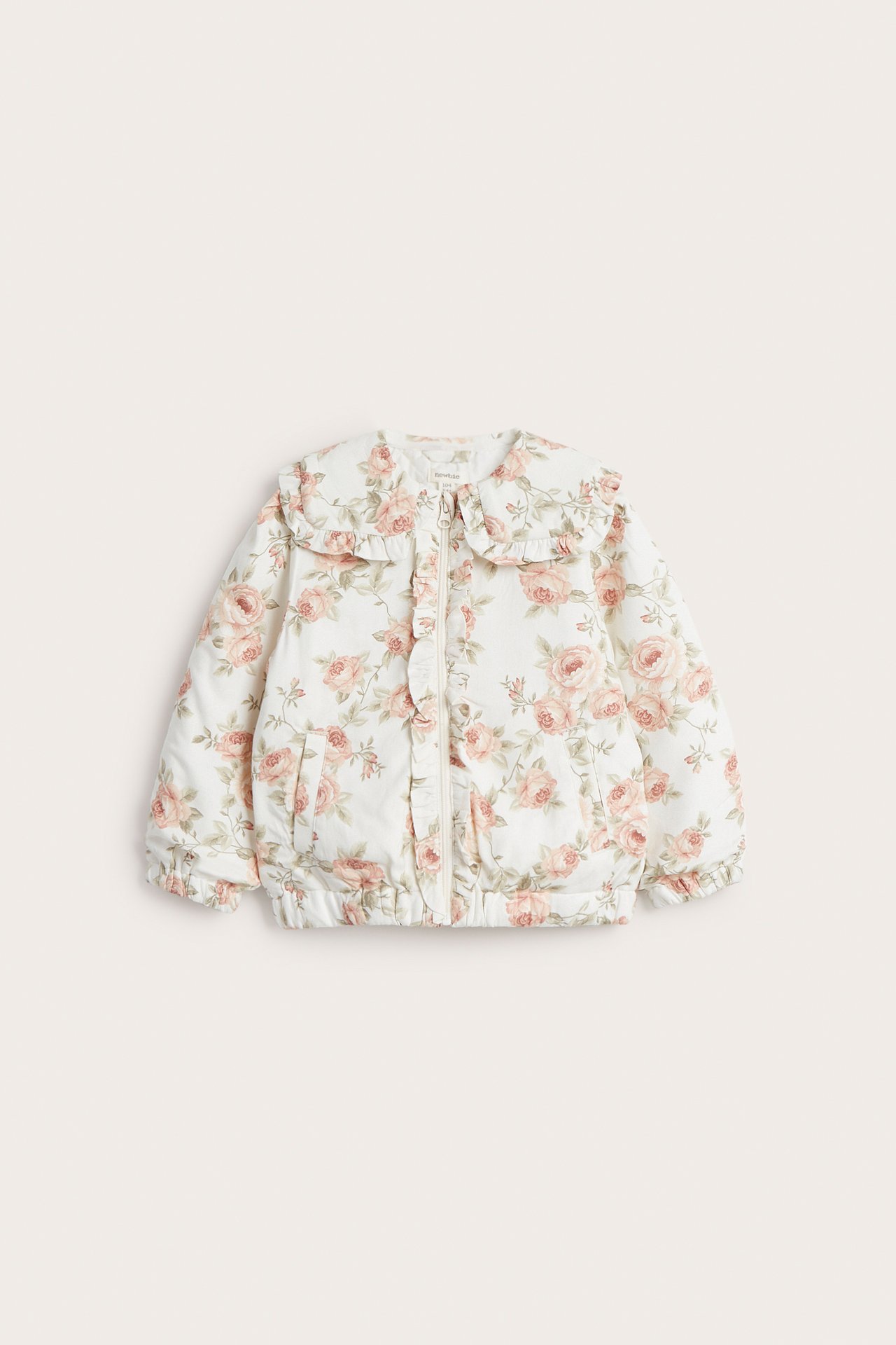 Floral jacket with frills