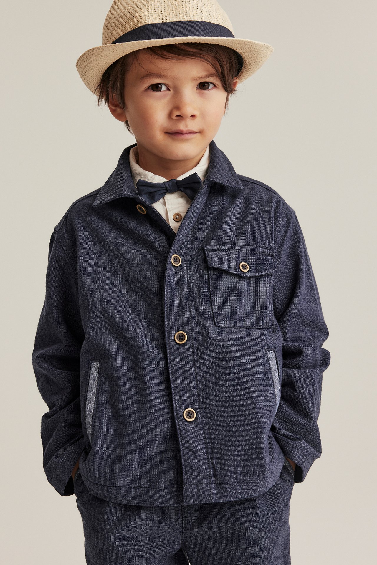 Overshirt with chest pocket