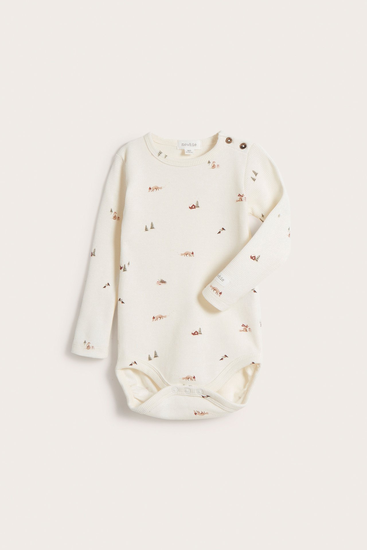 Christmas pattern bodysuit - Off-white - 2