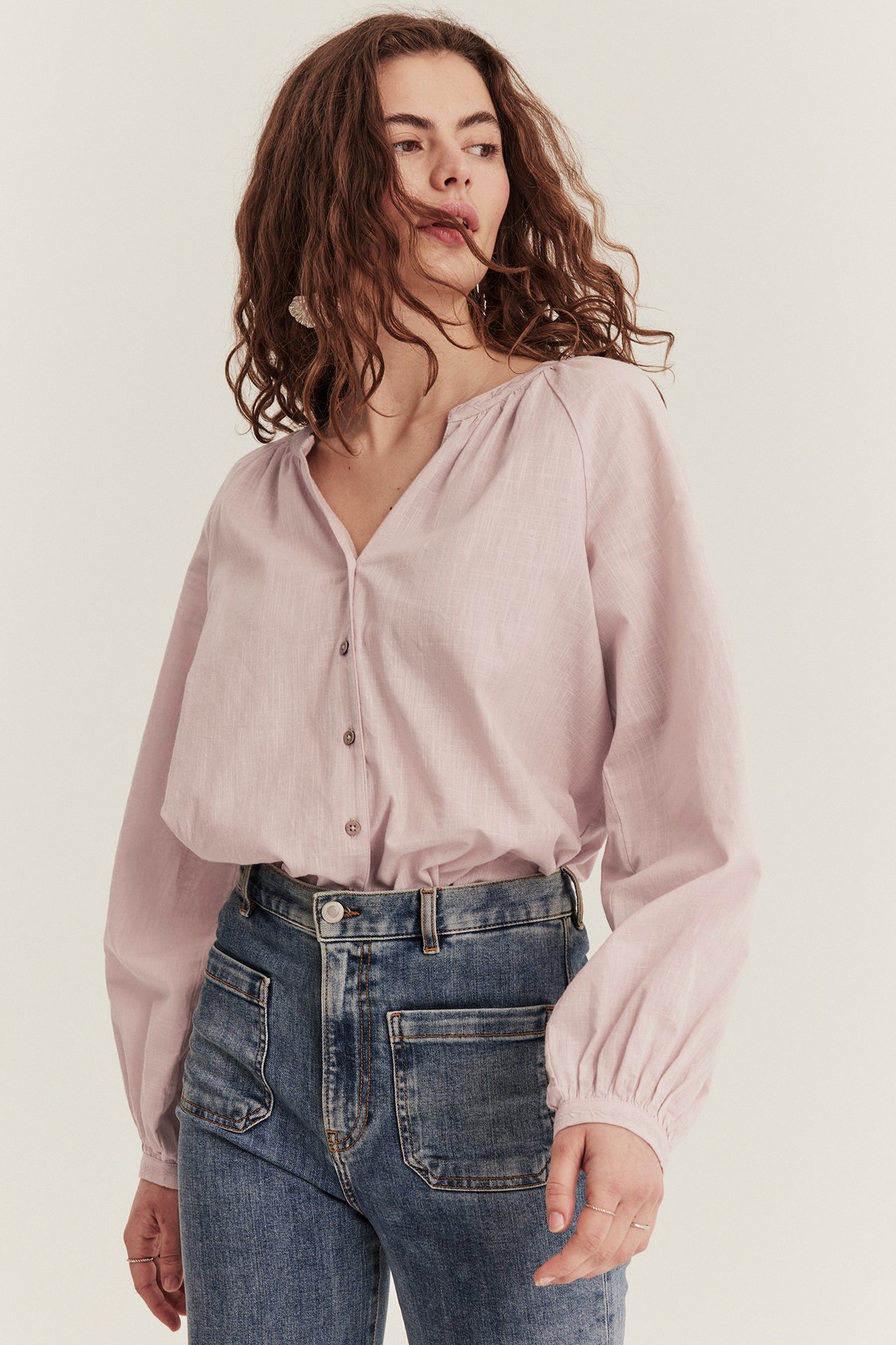 Bluse mit Stickerei von Newbie Woman