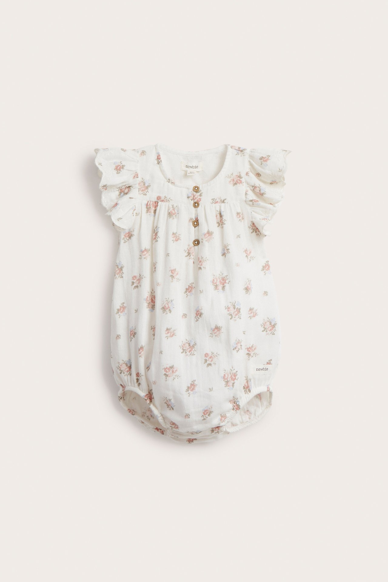 Floral bodysuit with frill