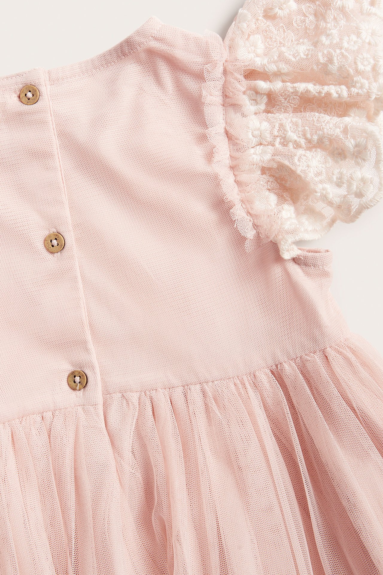 Frilled dress - Light pink - 6