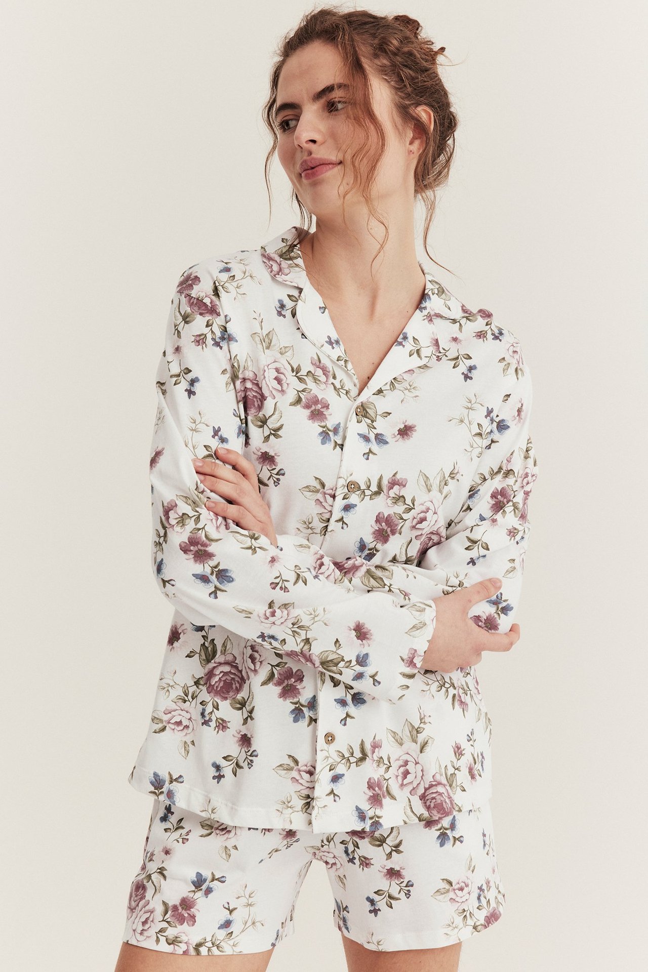 Patterned pajamas from Newbie Woman