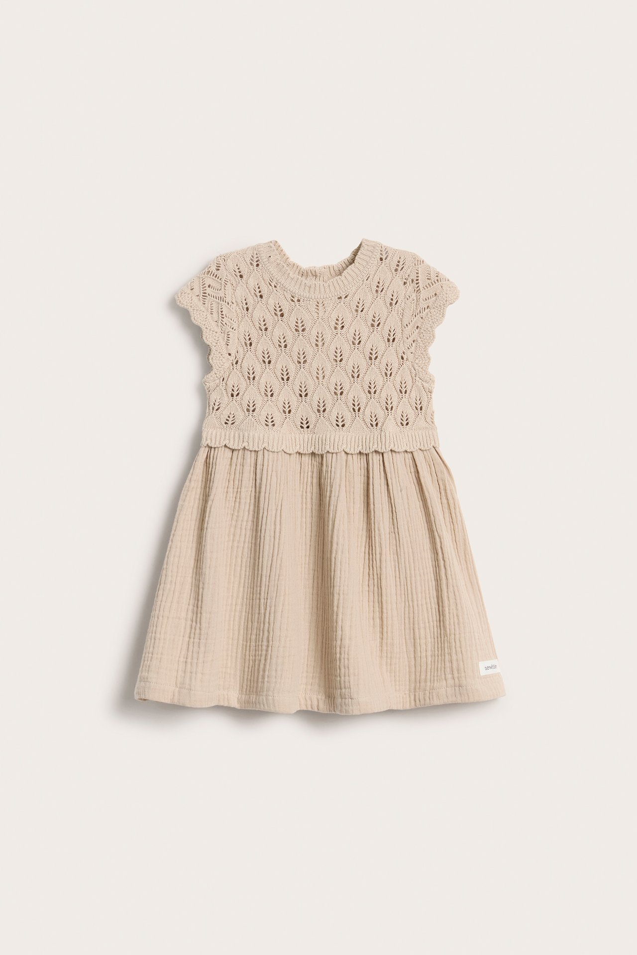 Strickkleid - Beige - 1