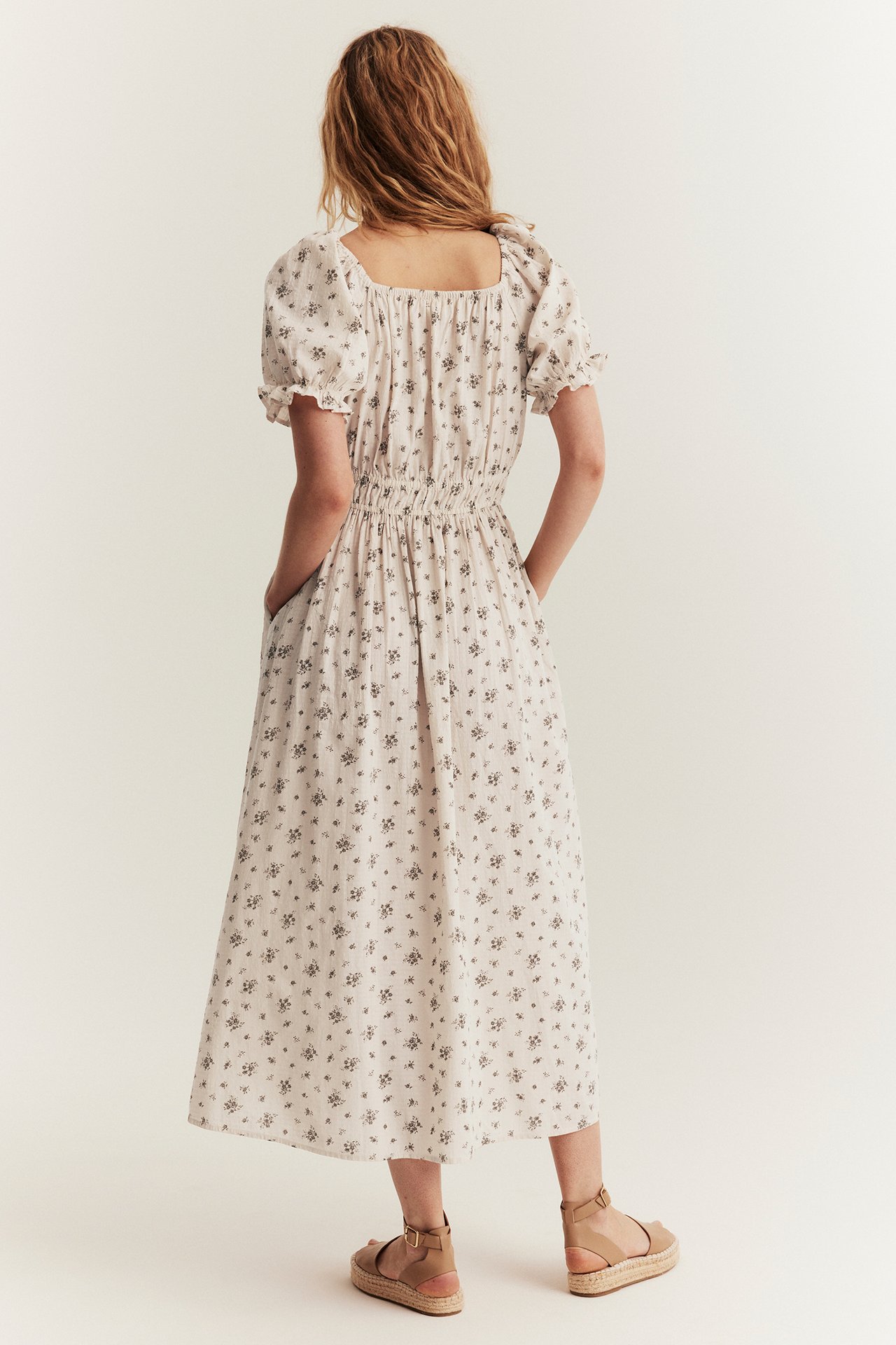 Floral dress from Newbie Woman - Light beige - 3