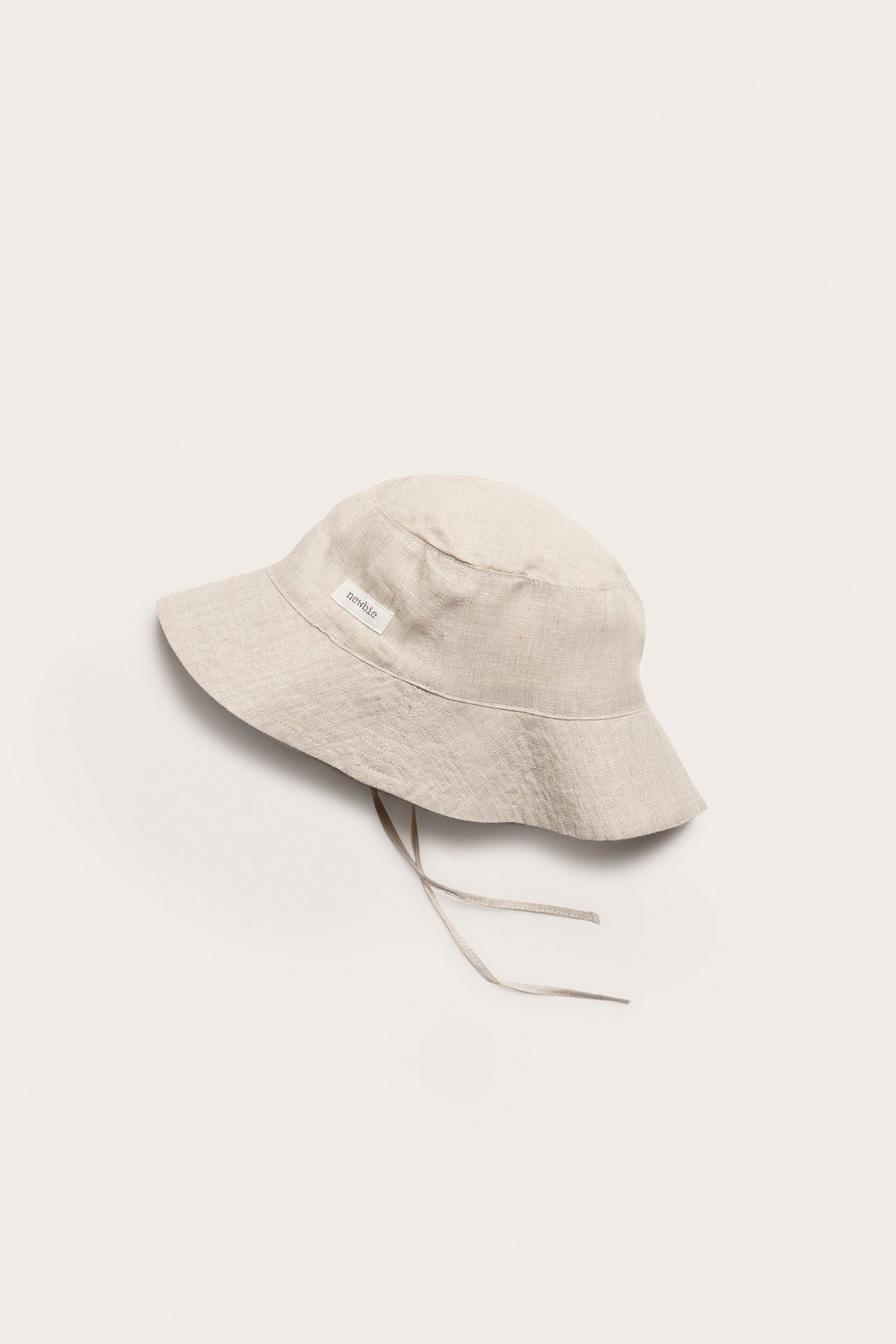 Linen sun hat - Light beige - 1