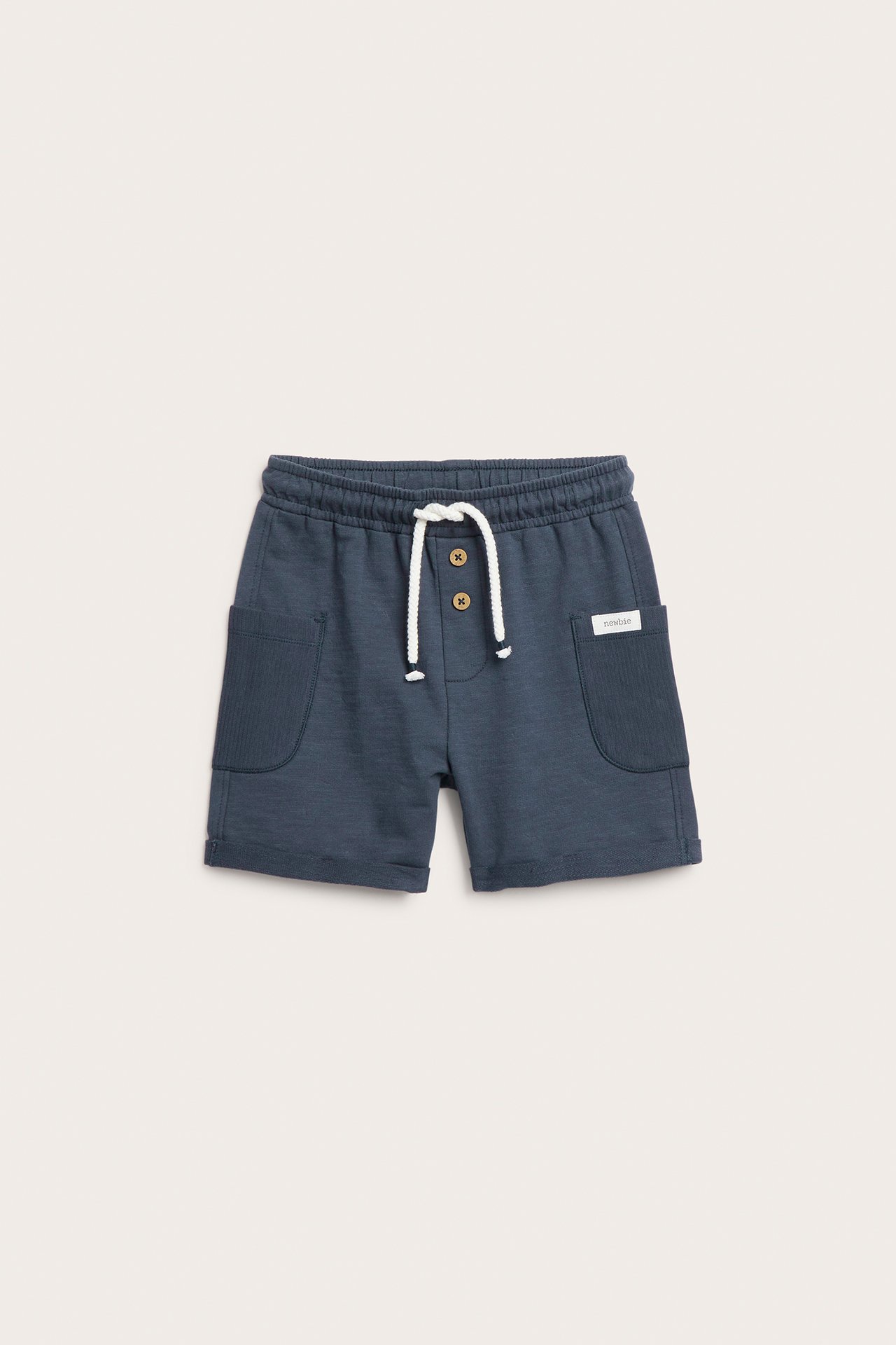 Shorts with pockets - Dark blue - 1