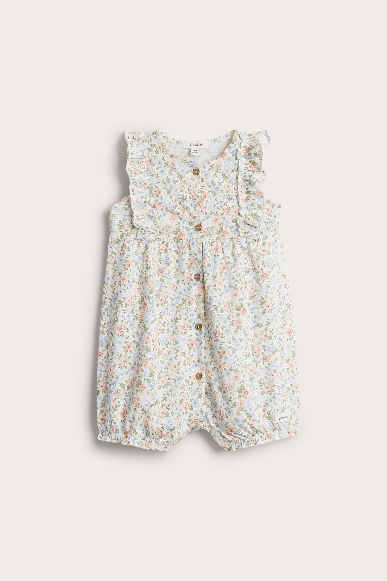 Playsuit mit Streublumenmuster