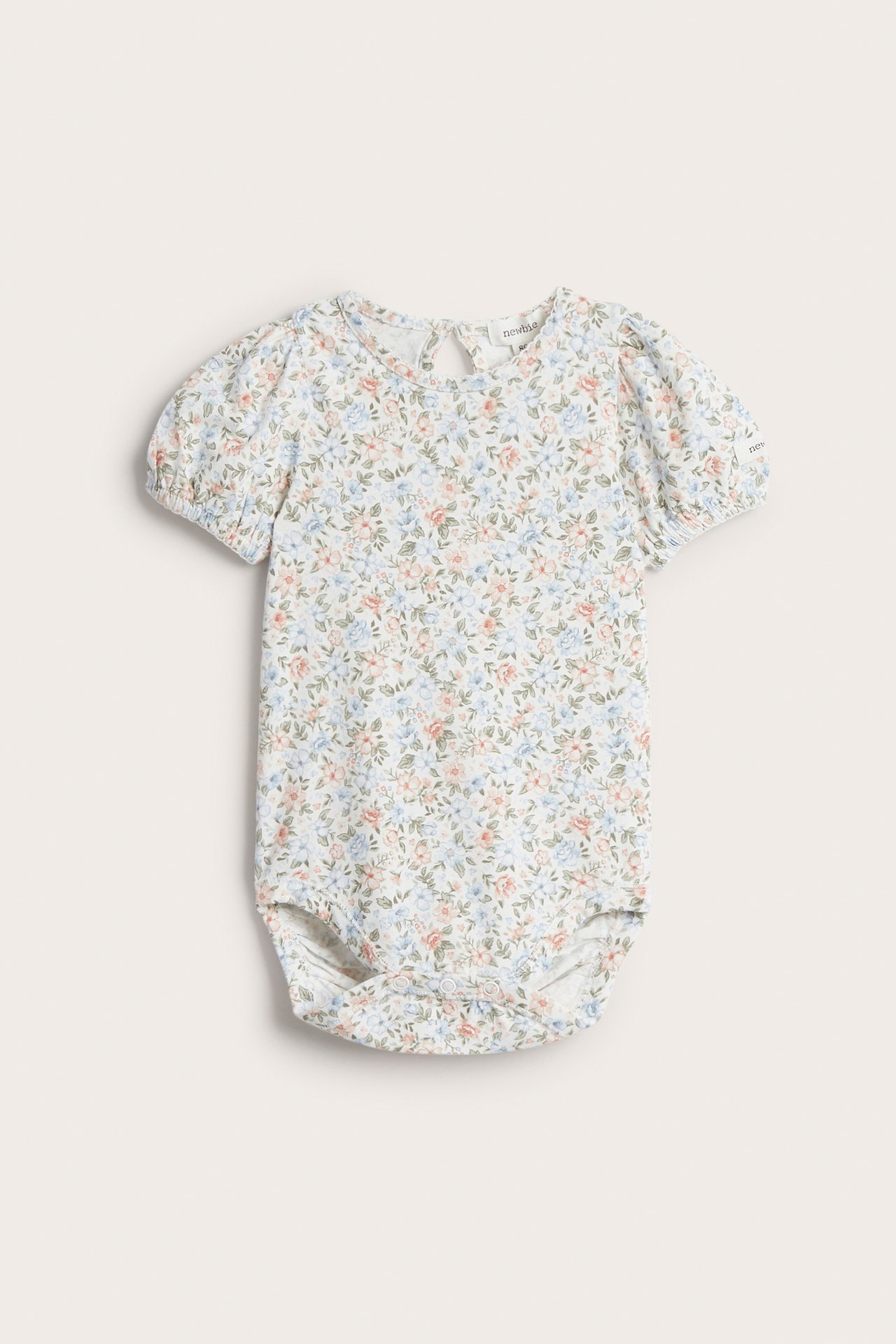 Bodysuit with small floral pattern