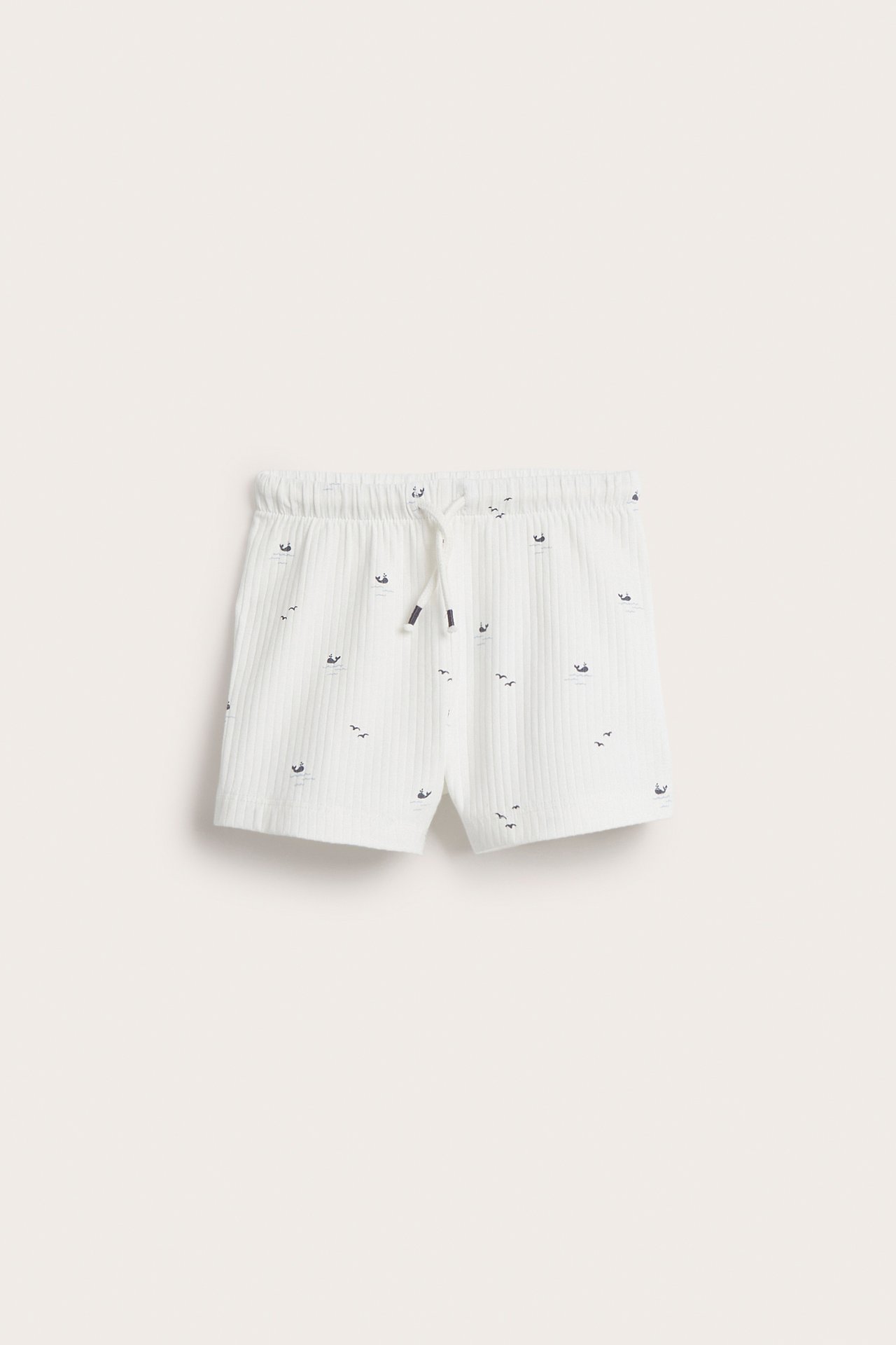 Shorts mit Meeresmuster