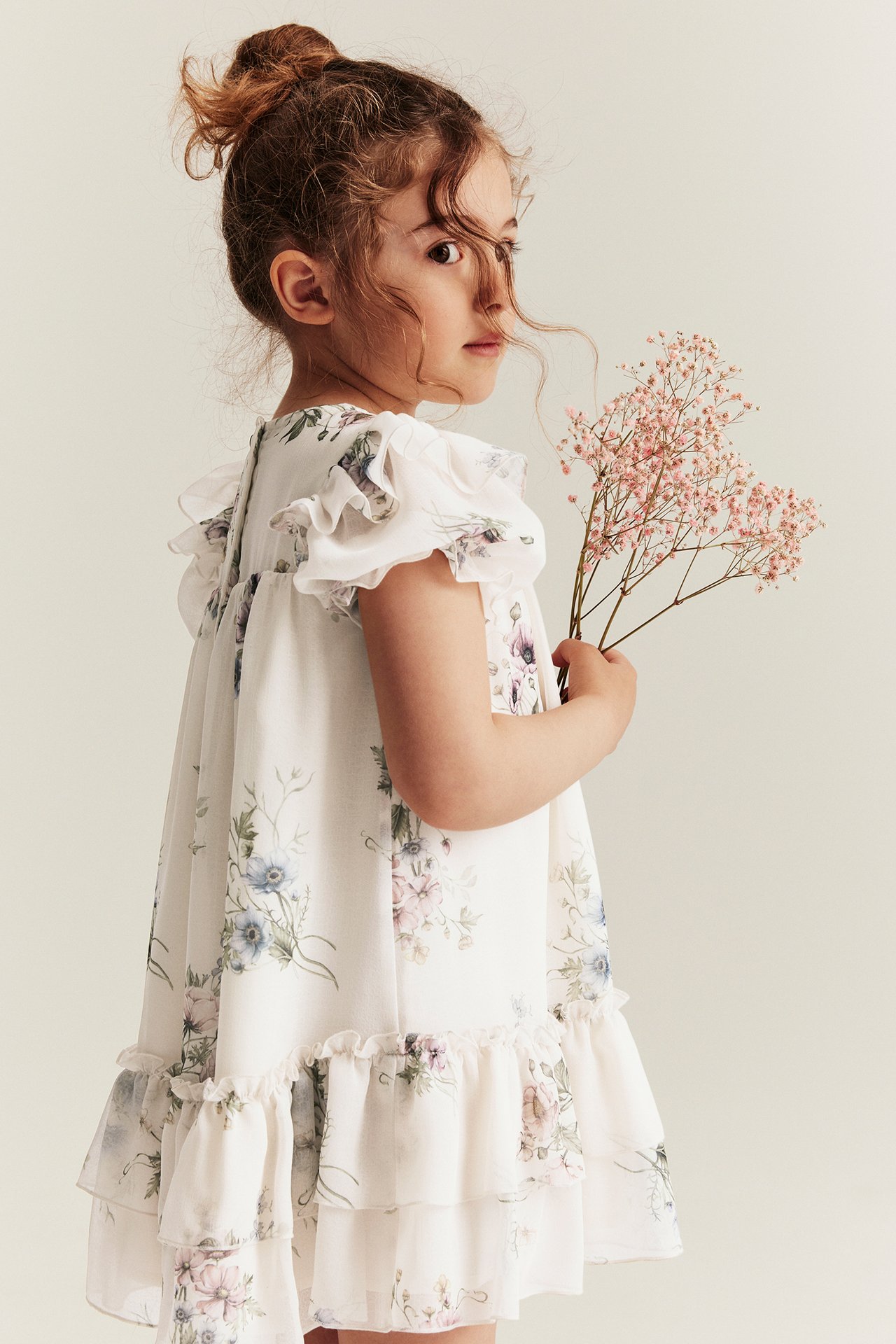 Floral chiffon dress