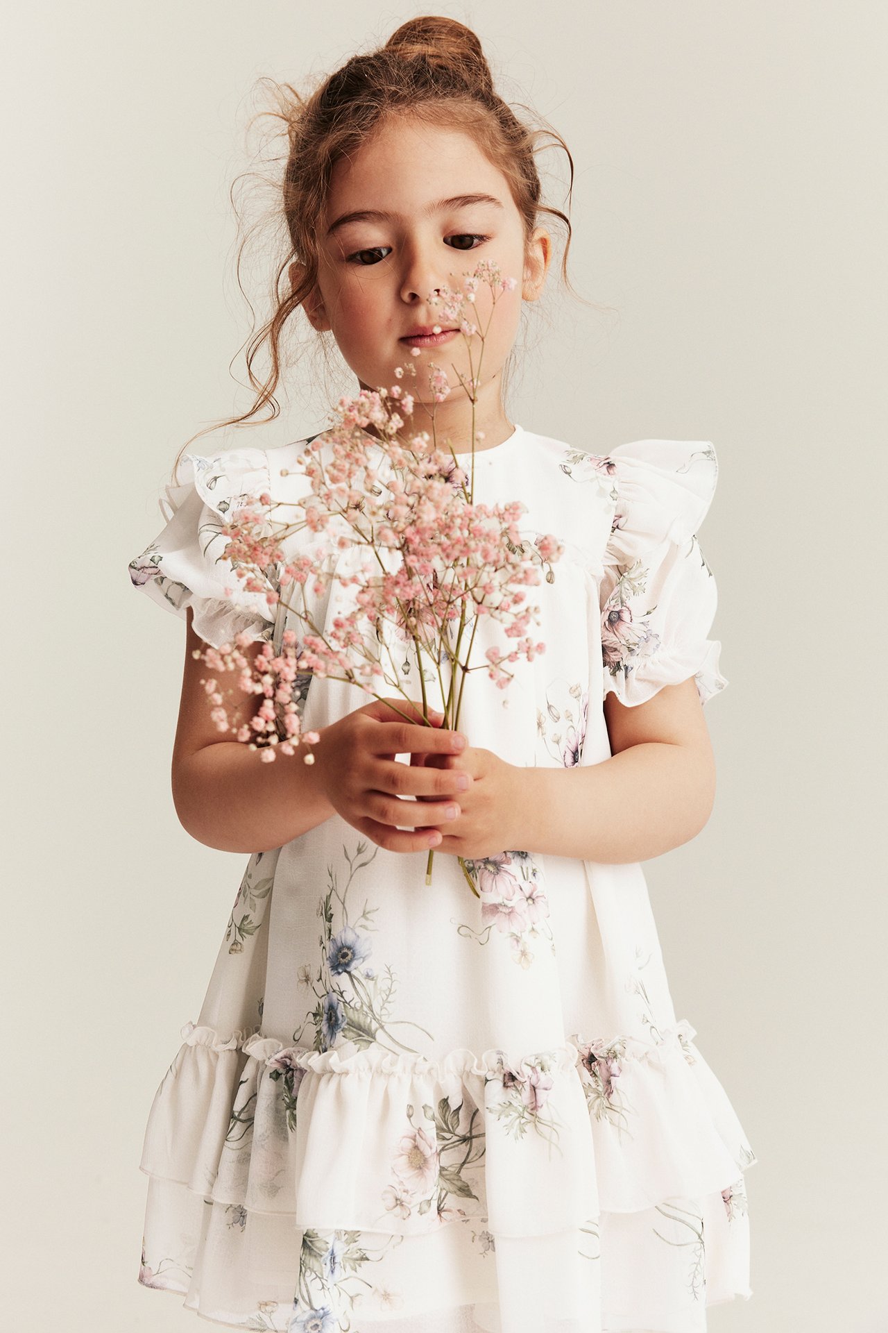 Floral chiffon dress