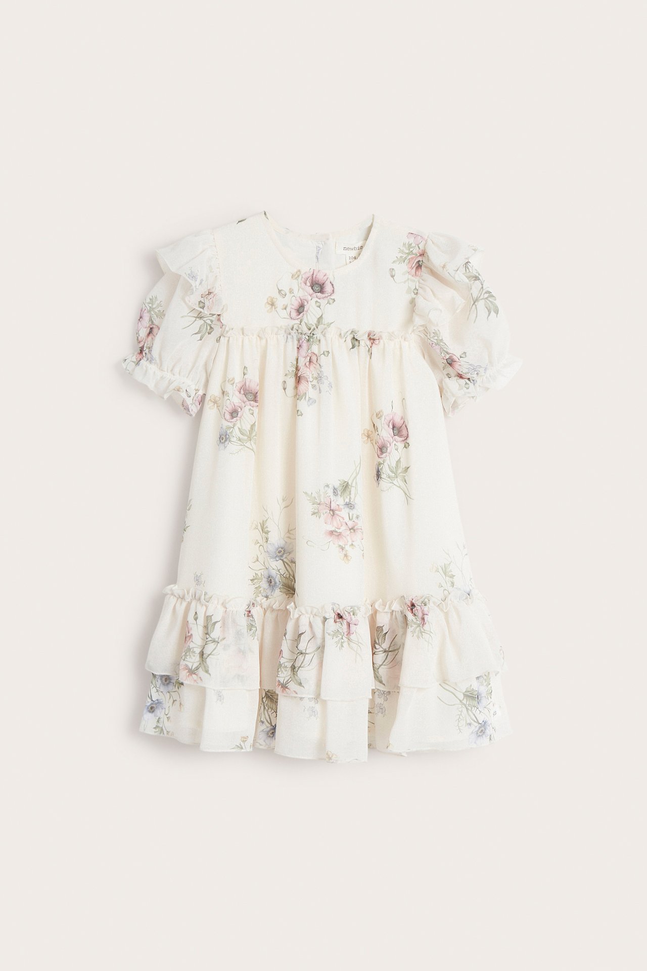 Floral chiffon dress
