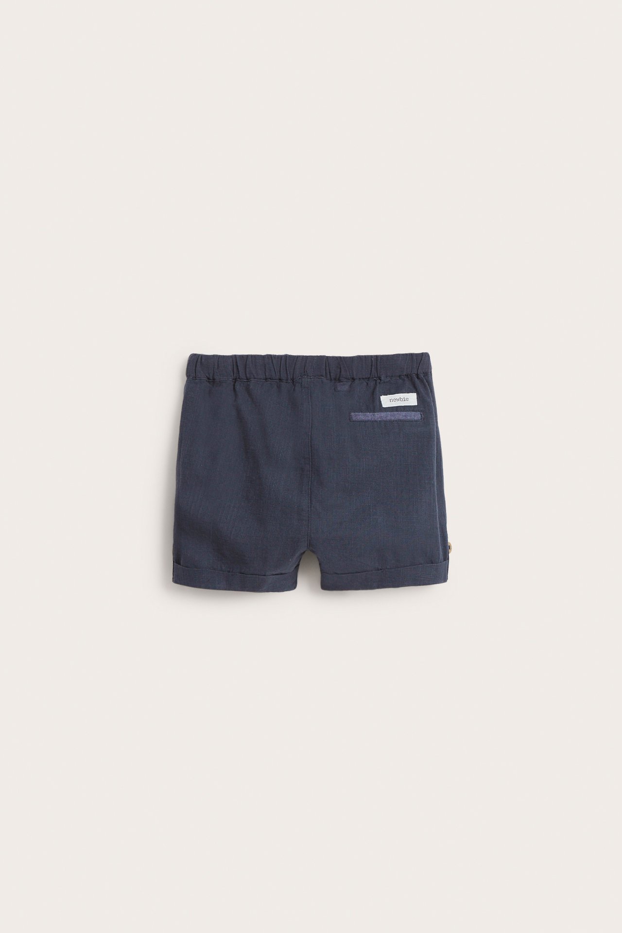 Woven shorts with pockets - Dark blue - 4