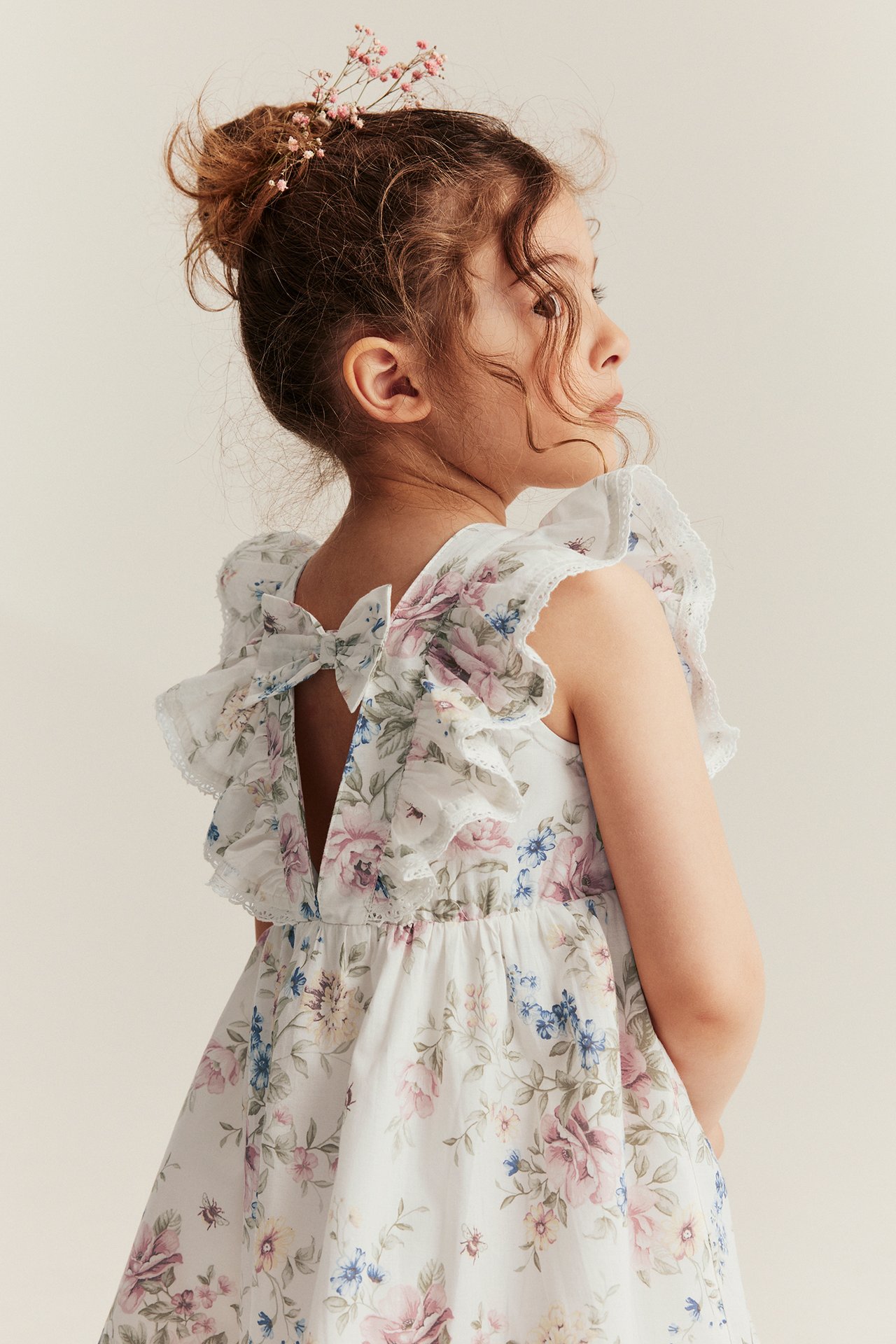 Floral cotton dress