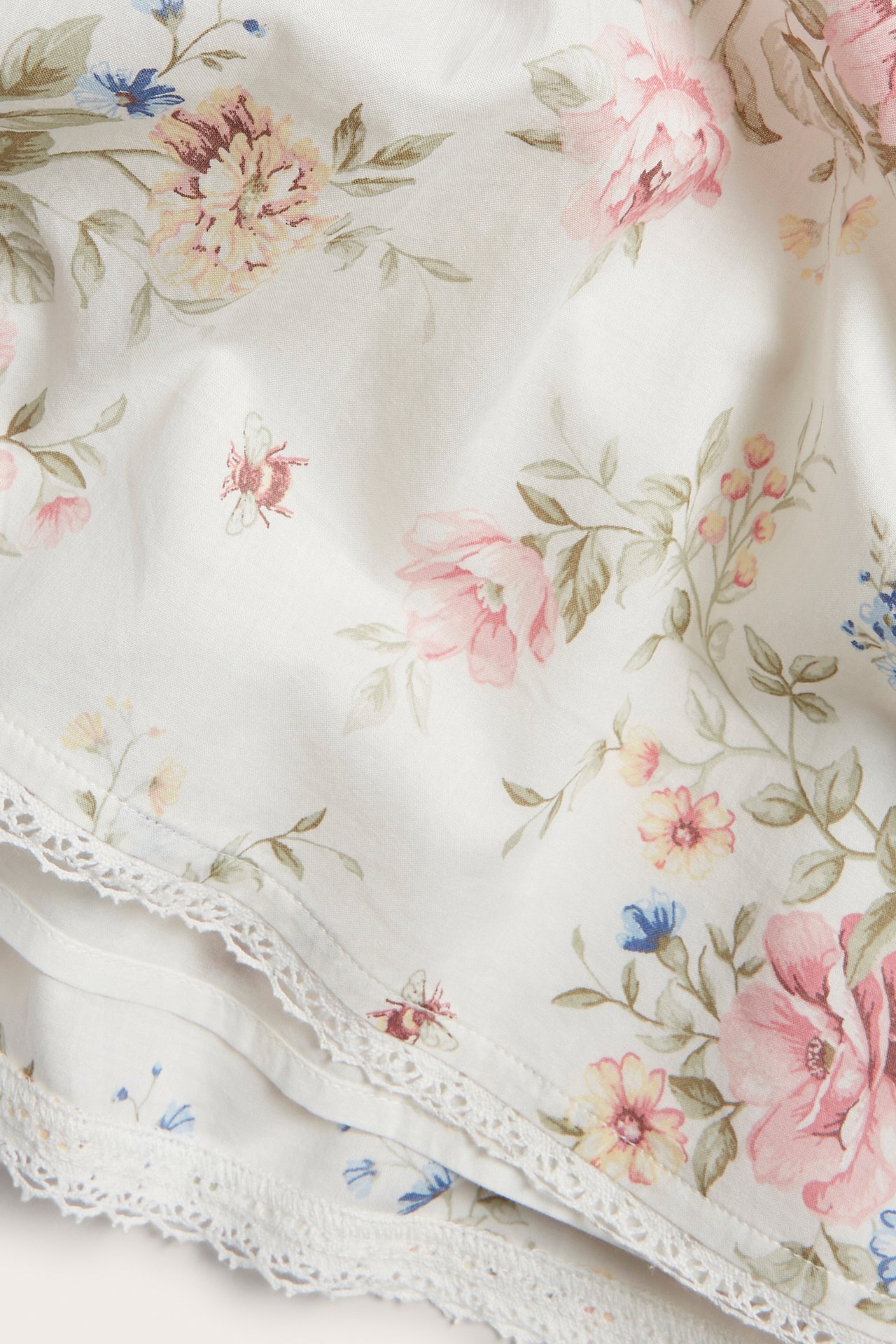 Floral cotton dress - Off-white - 5