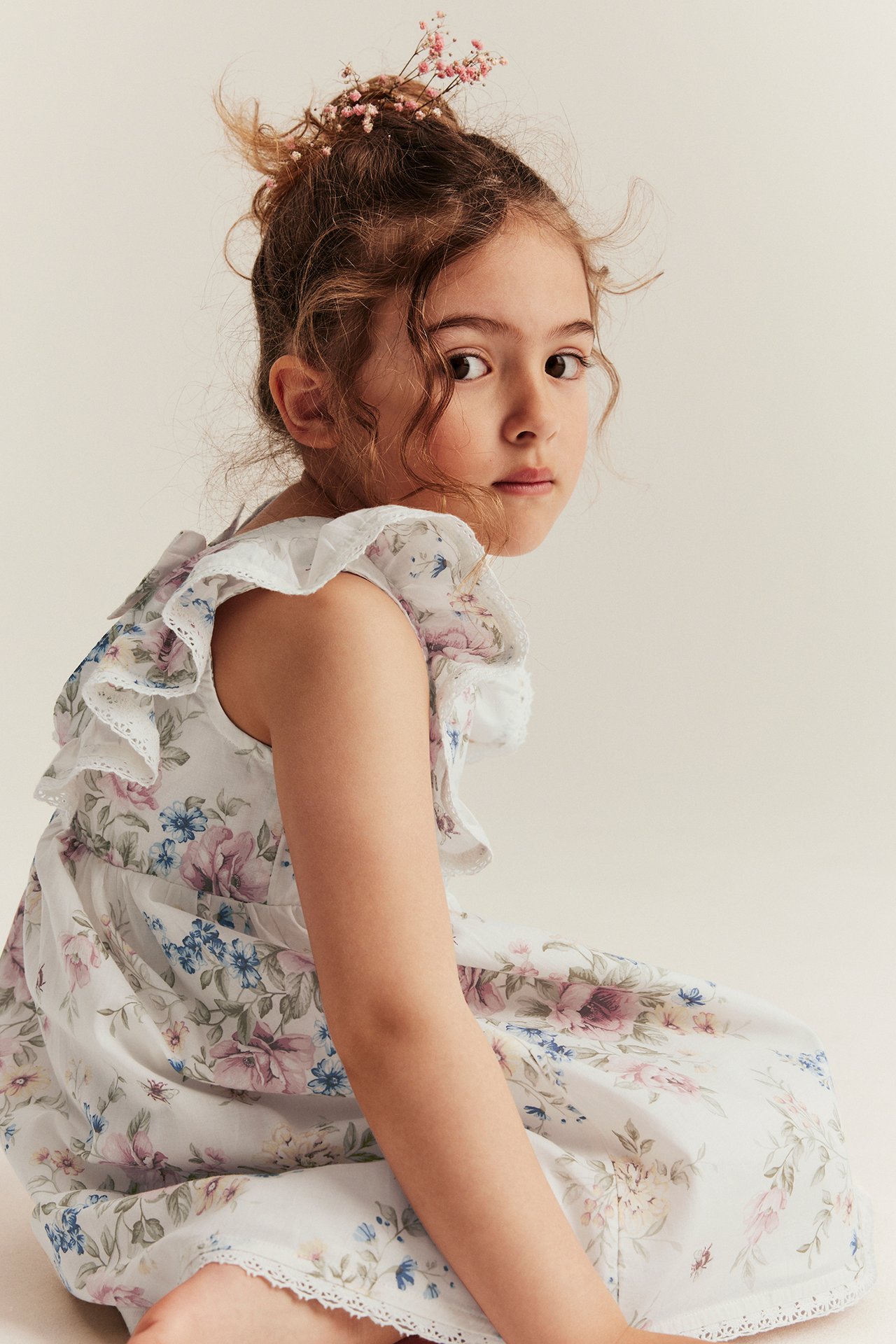 Floral cotton dress
