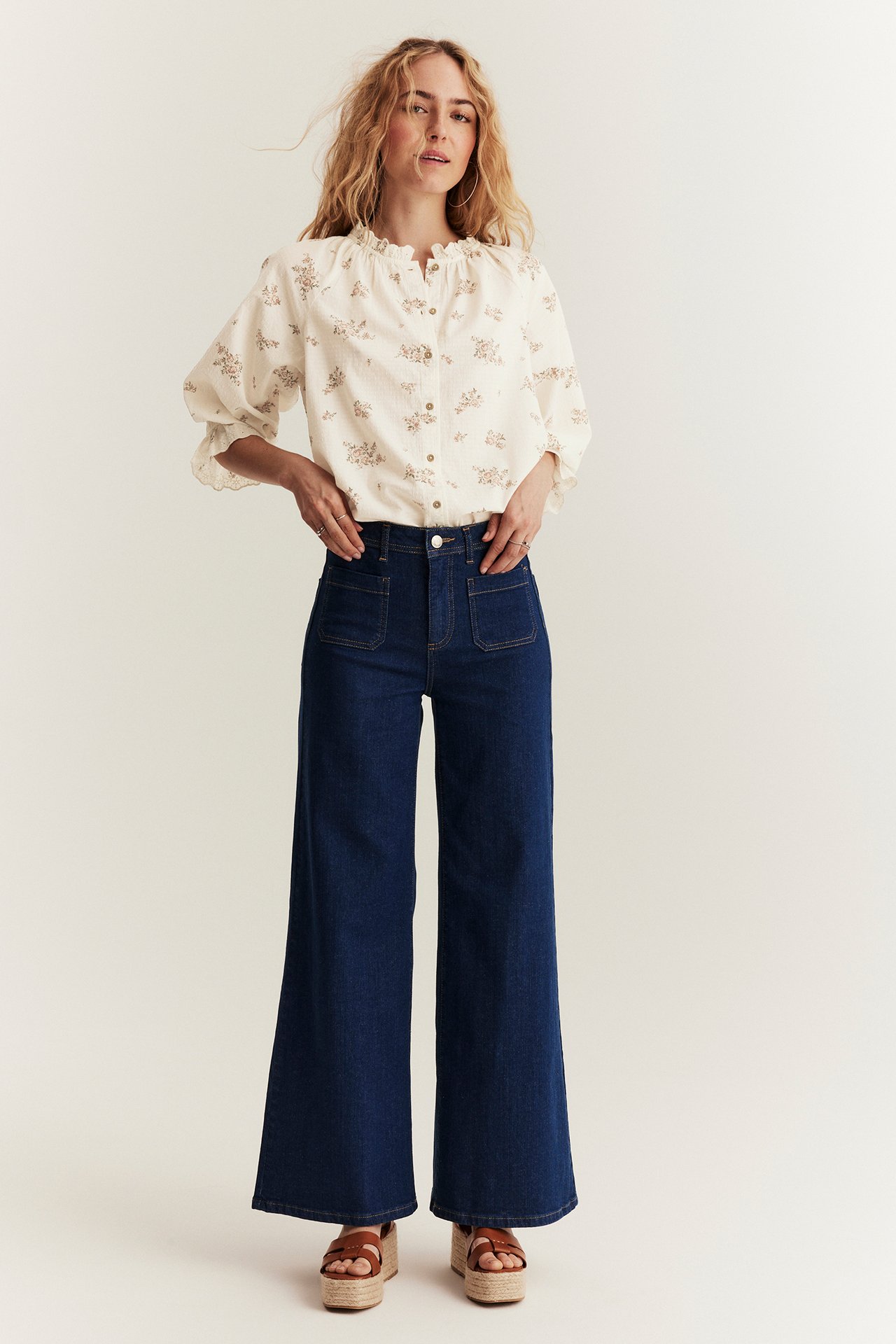 Floral blouse from Newbie Woman - Off-white - 5