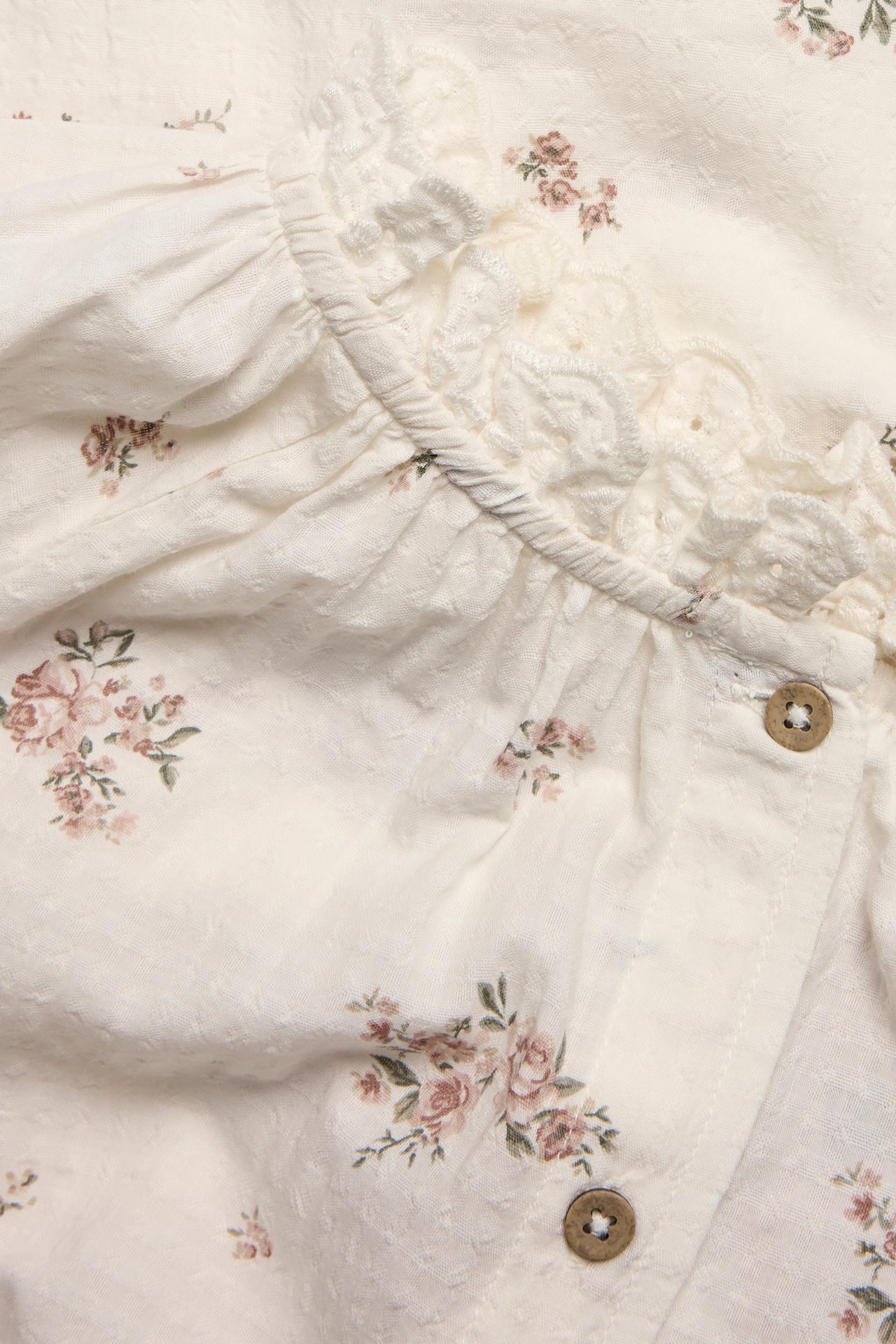 Floral blouse from Newbie Woman - Off-white - 8