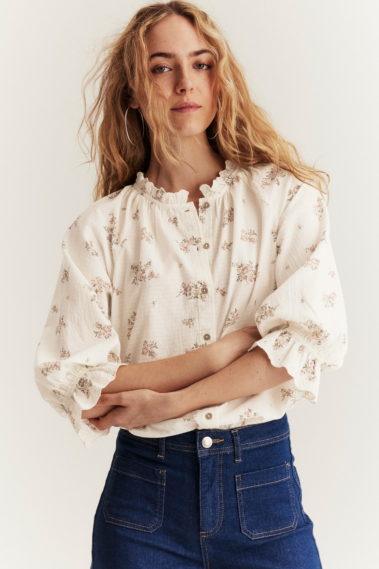 Floral blouse from Newbie Woman