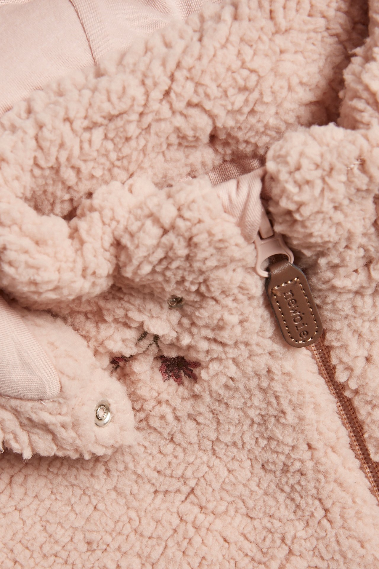 Floral pile jacket