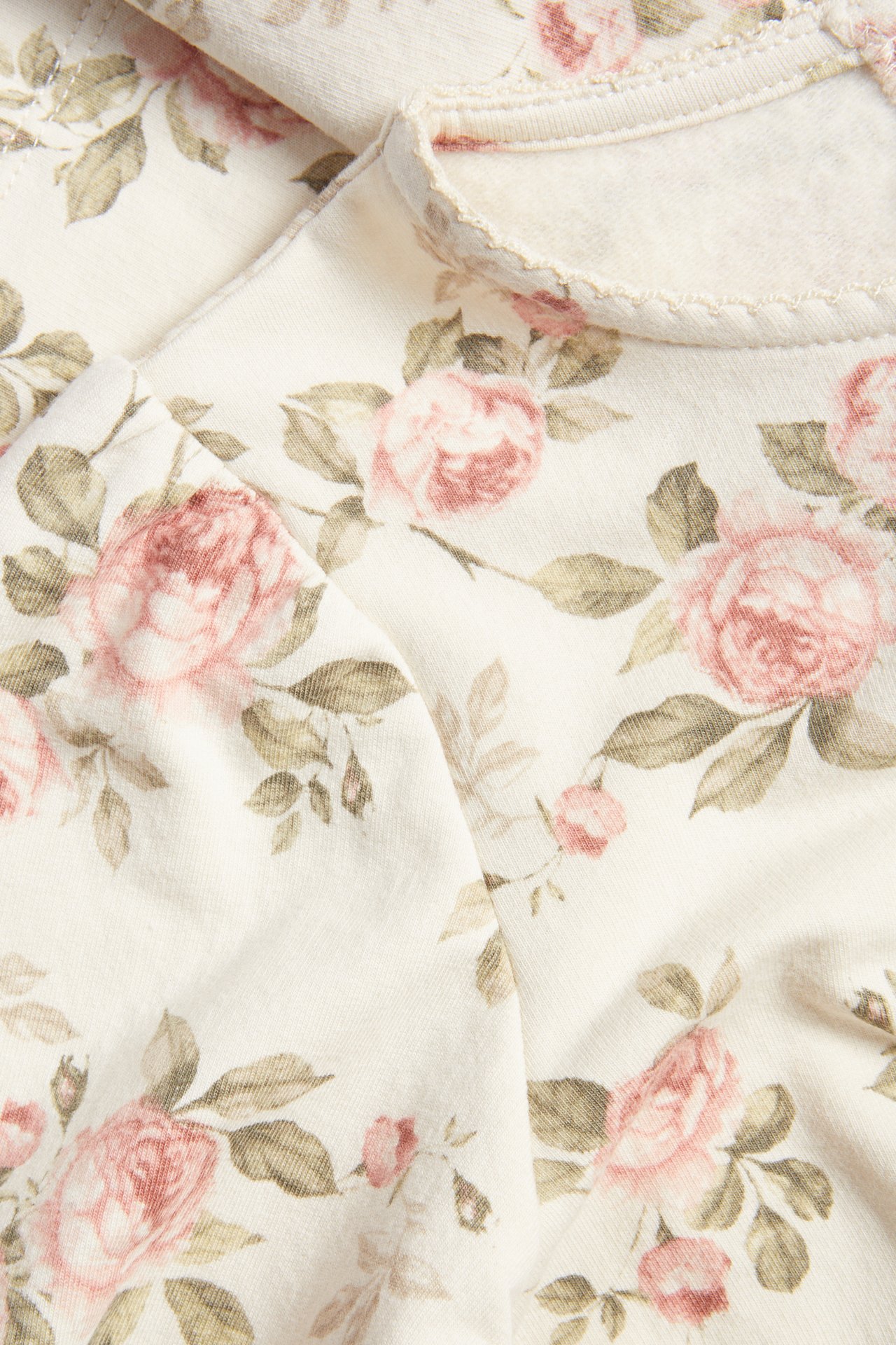 Floral jersey dress