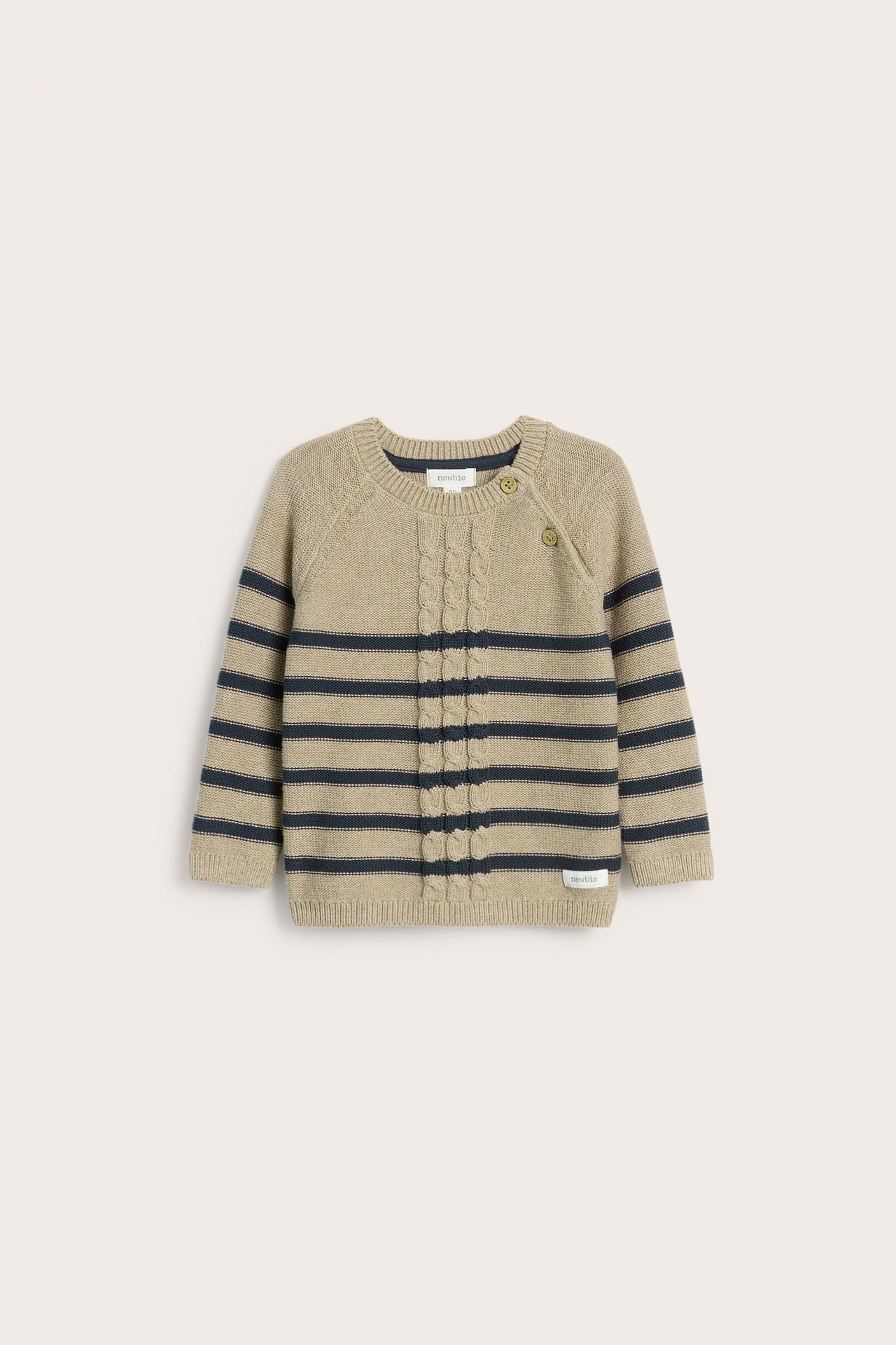 Gestreifter Strickpullover