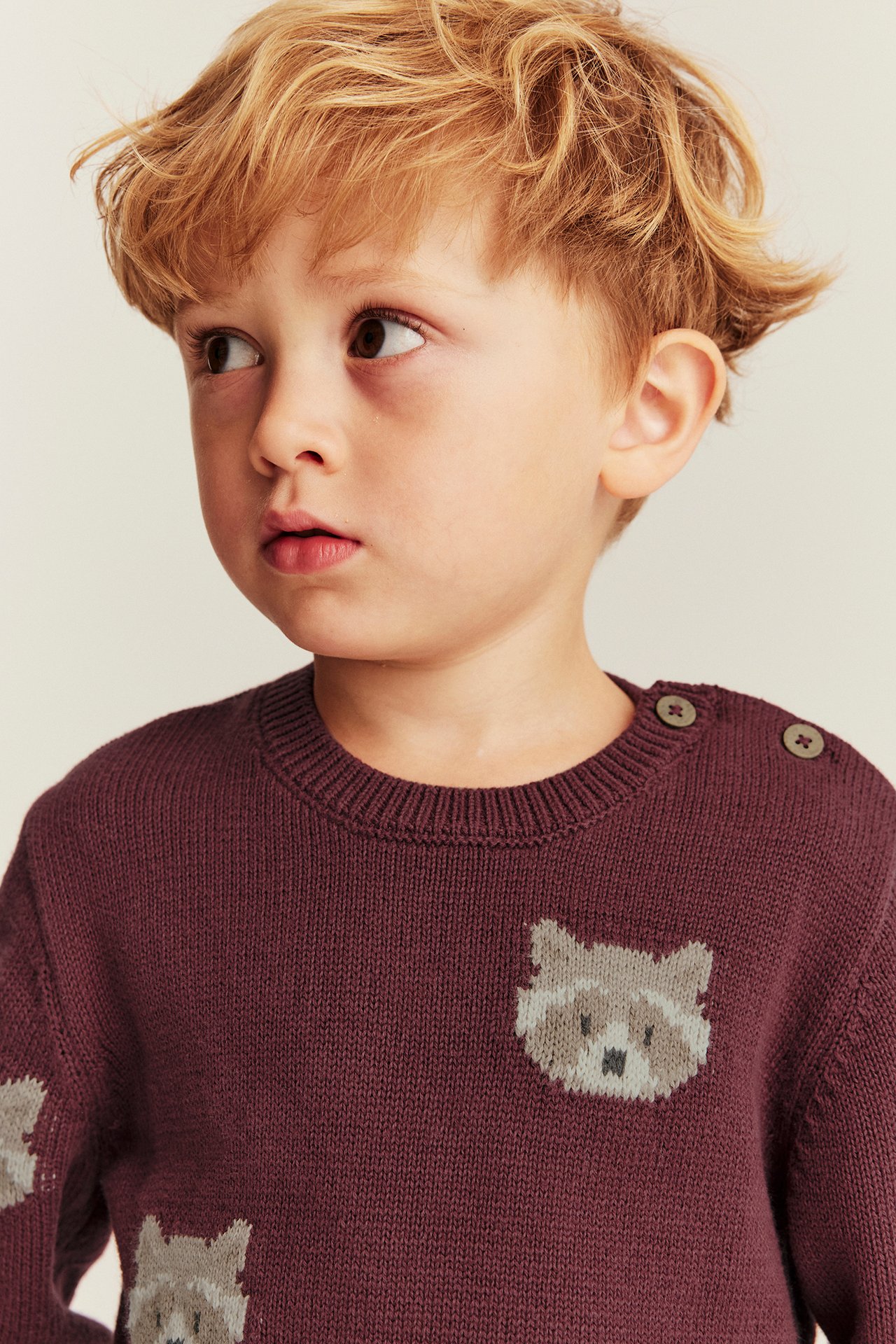 Jacquard-knit jumper
