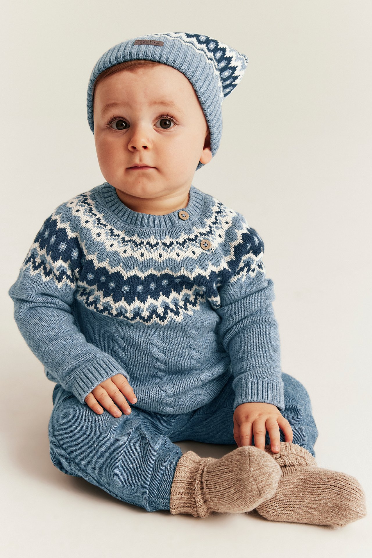 Jacquard-knit jumper