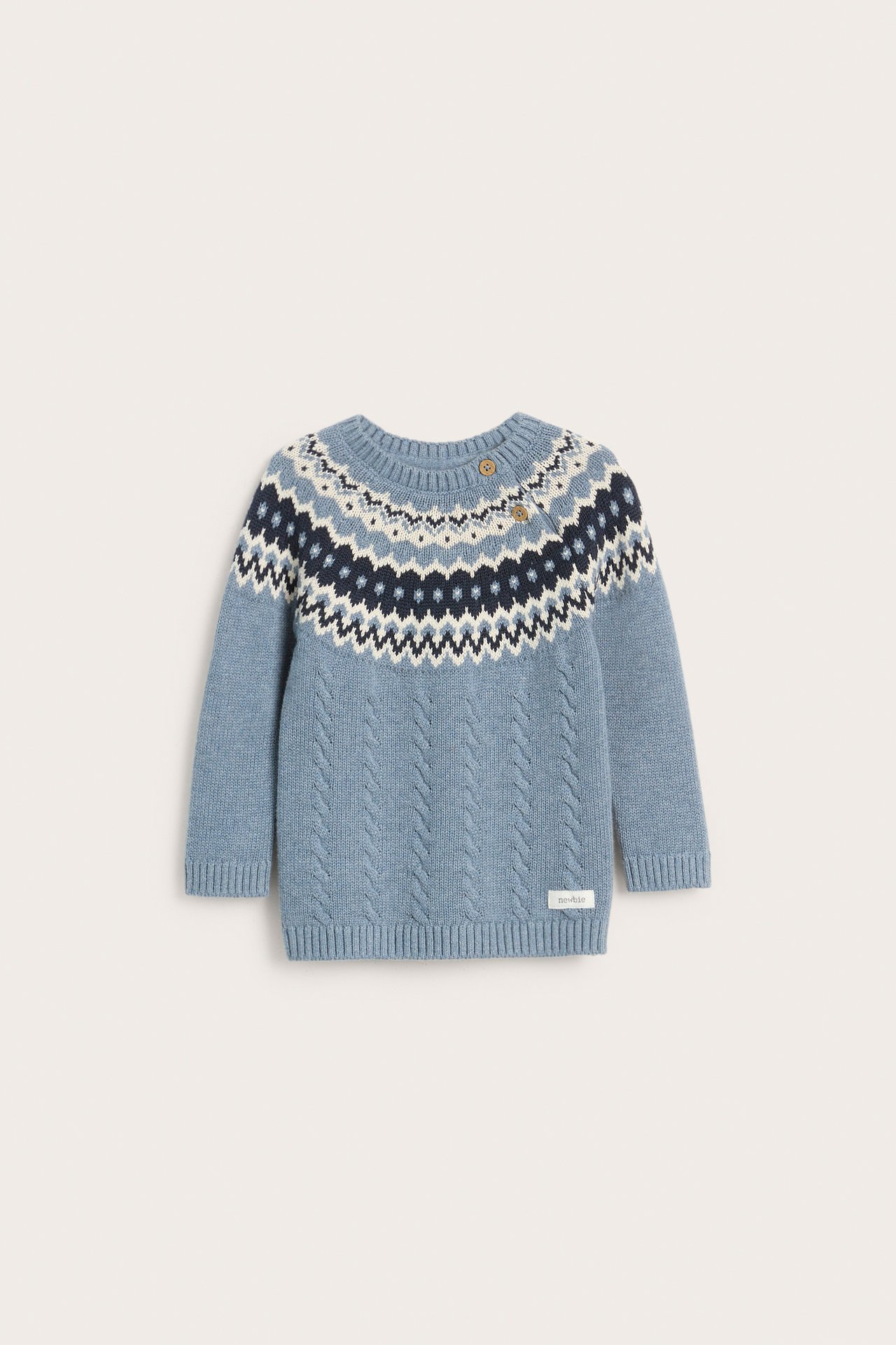 Jacquard-knit jumper