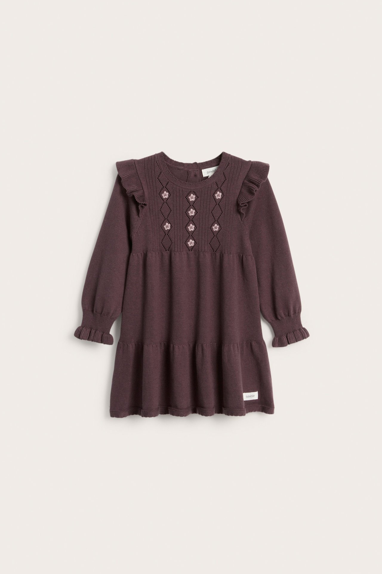 Fine-knit dress