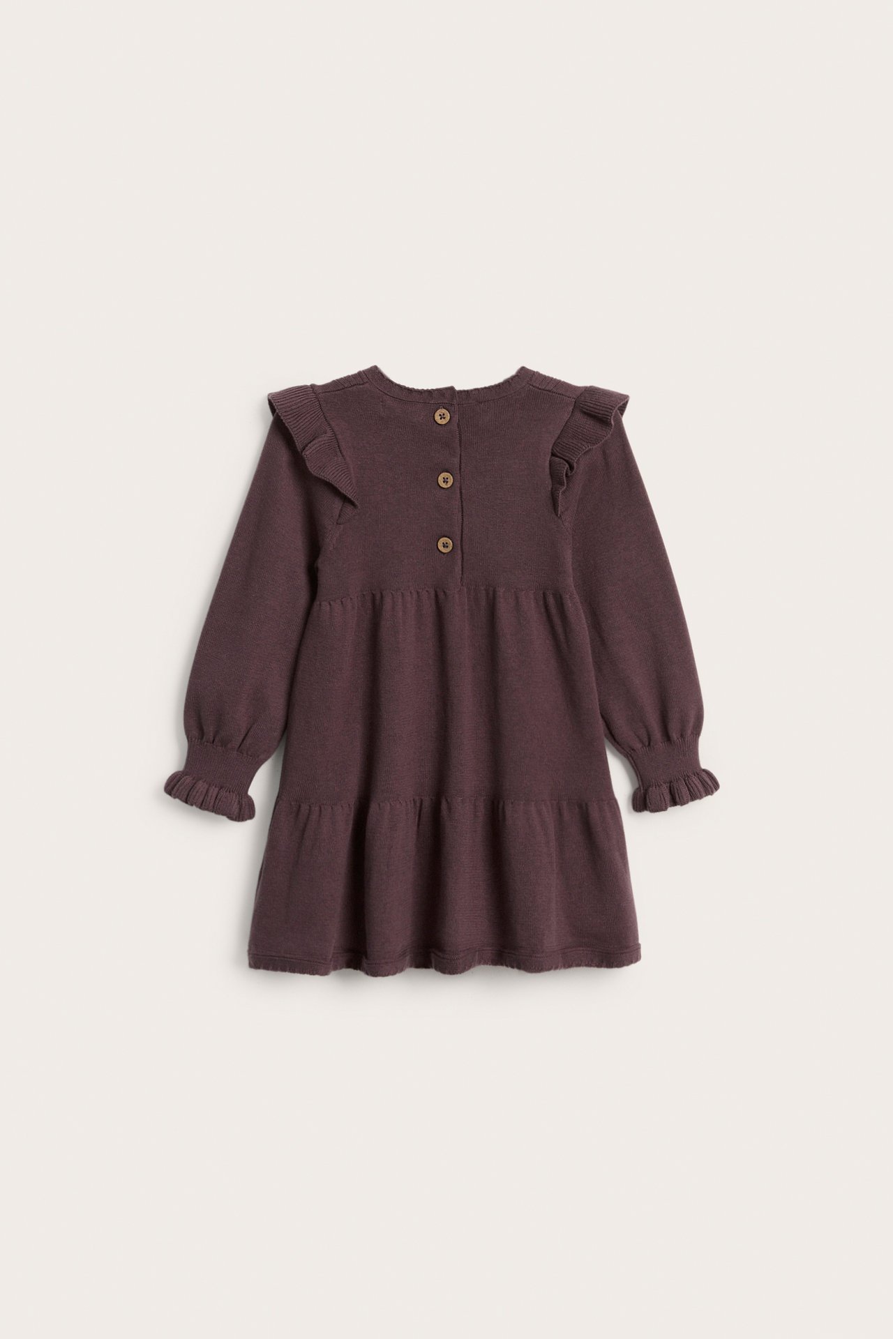 Fine-knit dress - Purple - 5