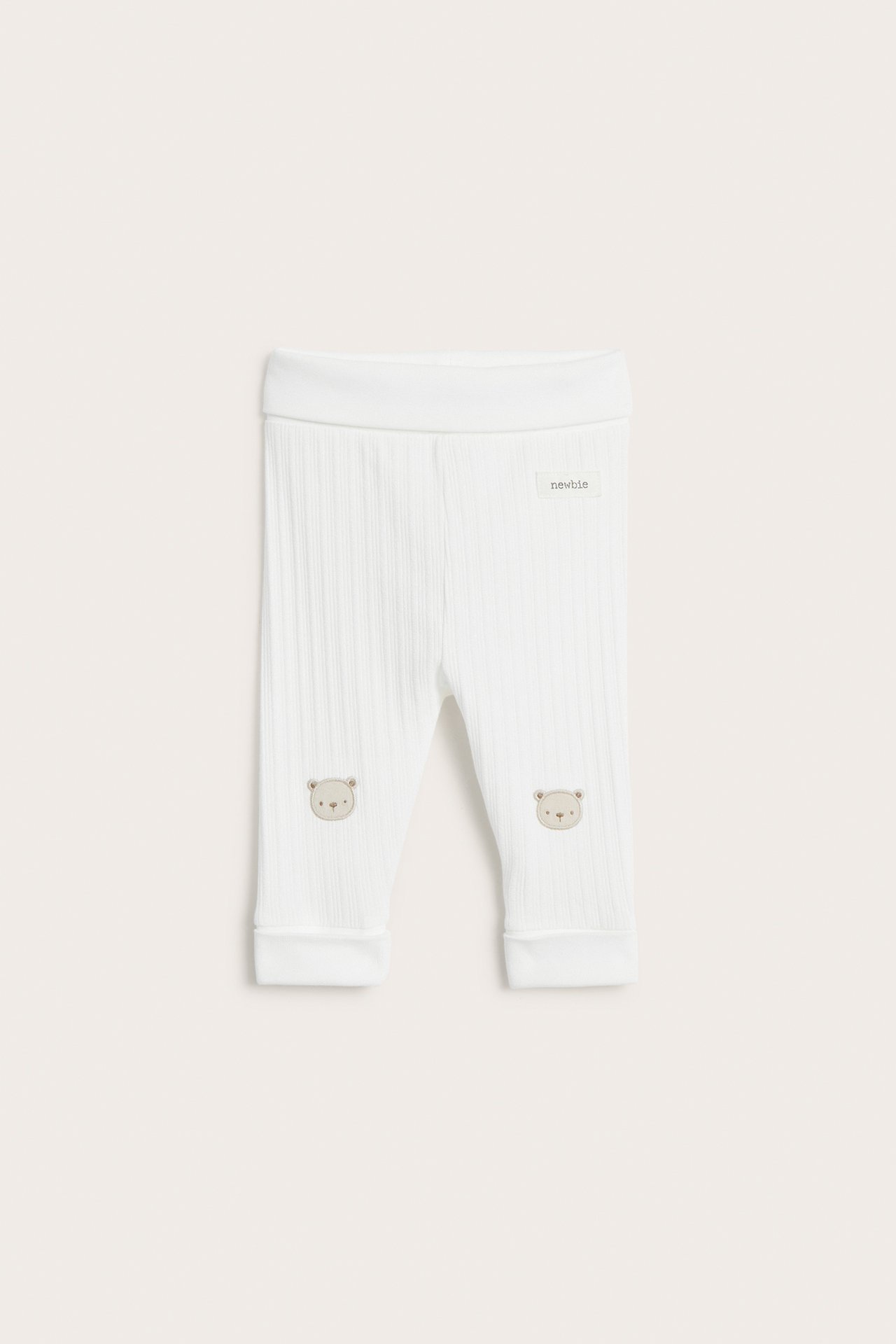 Jersey-Leggings mit Teddybären