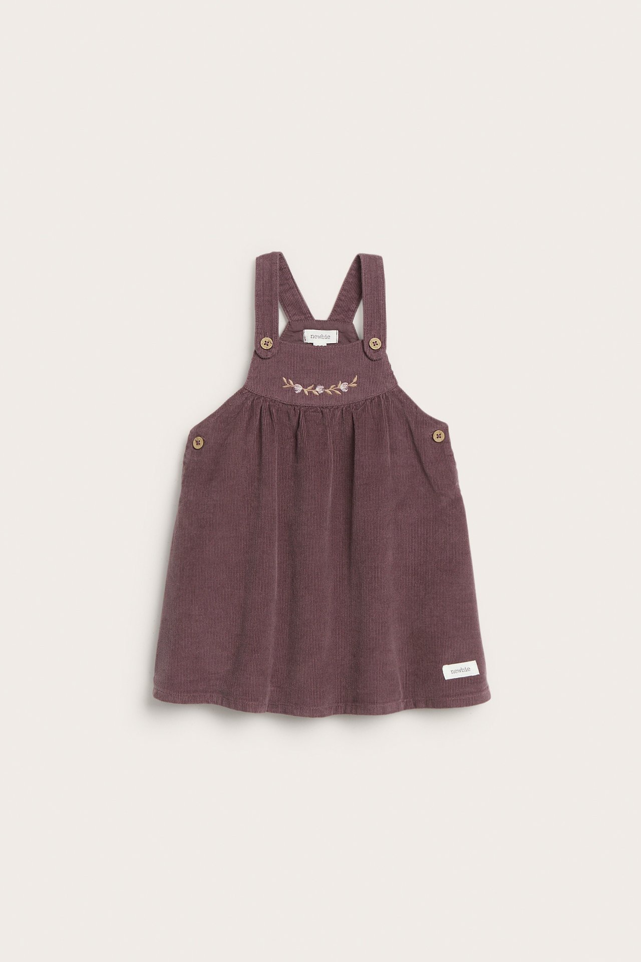 Corduroy pinafore dress