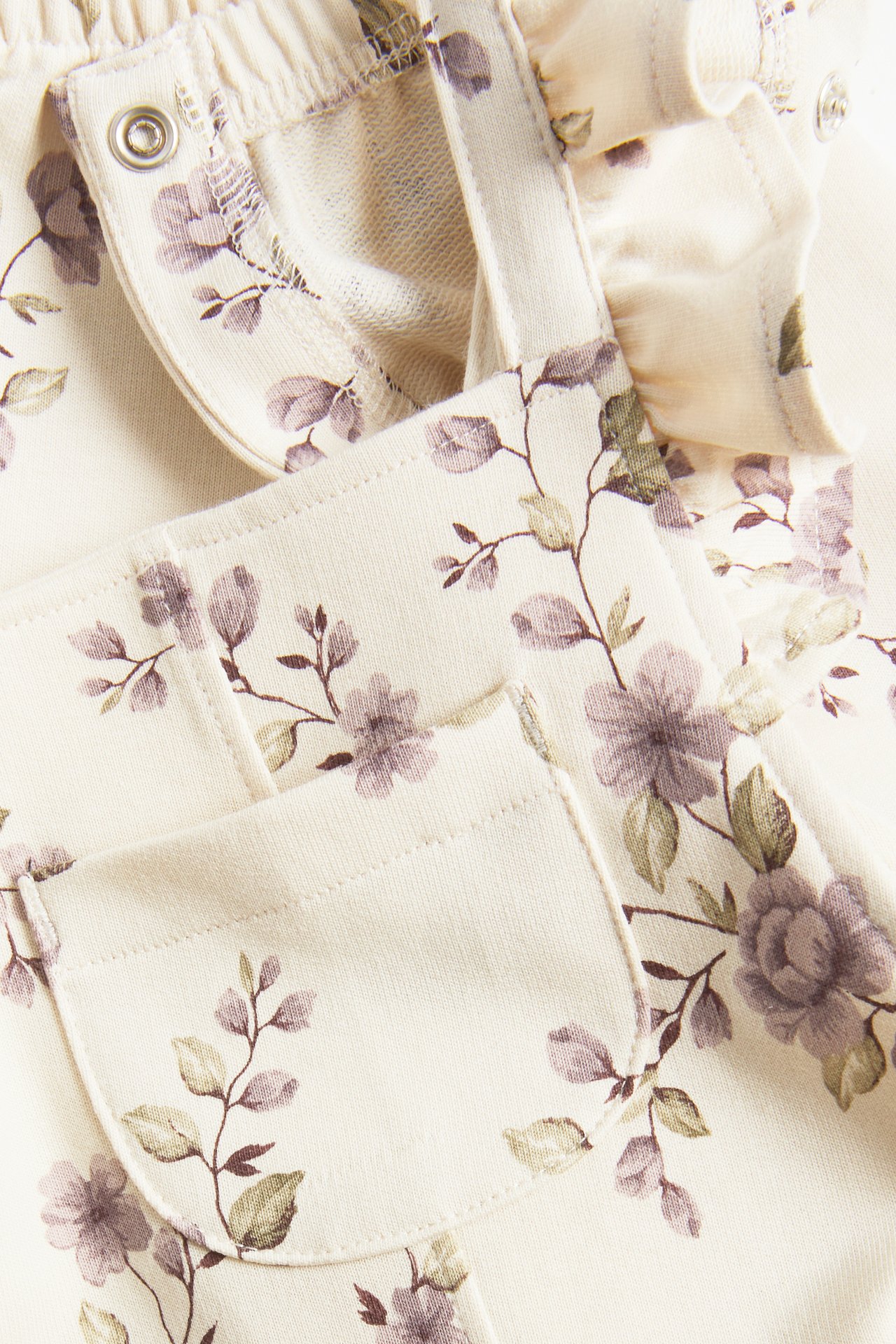 Floral dungarees