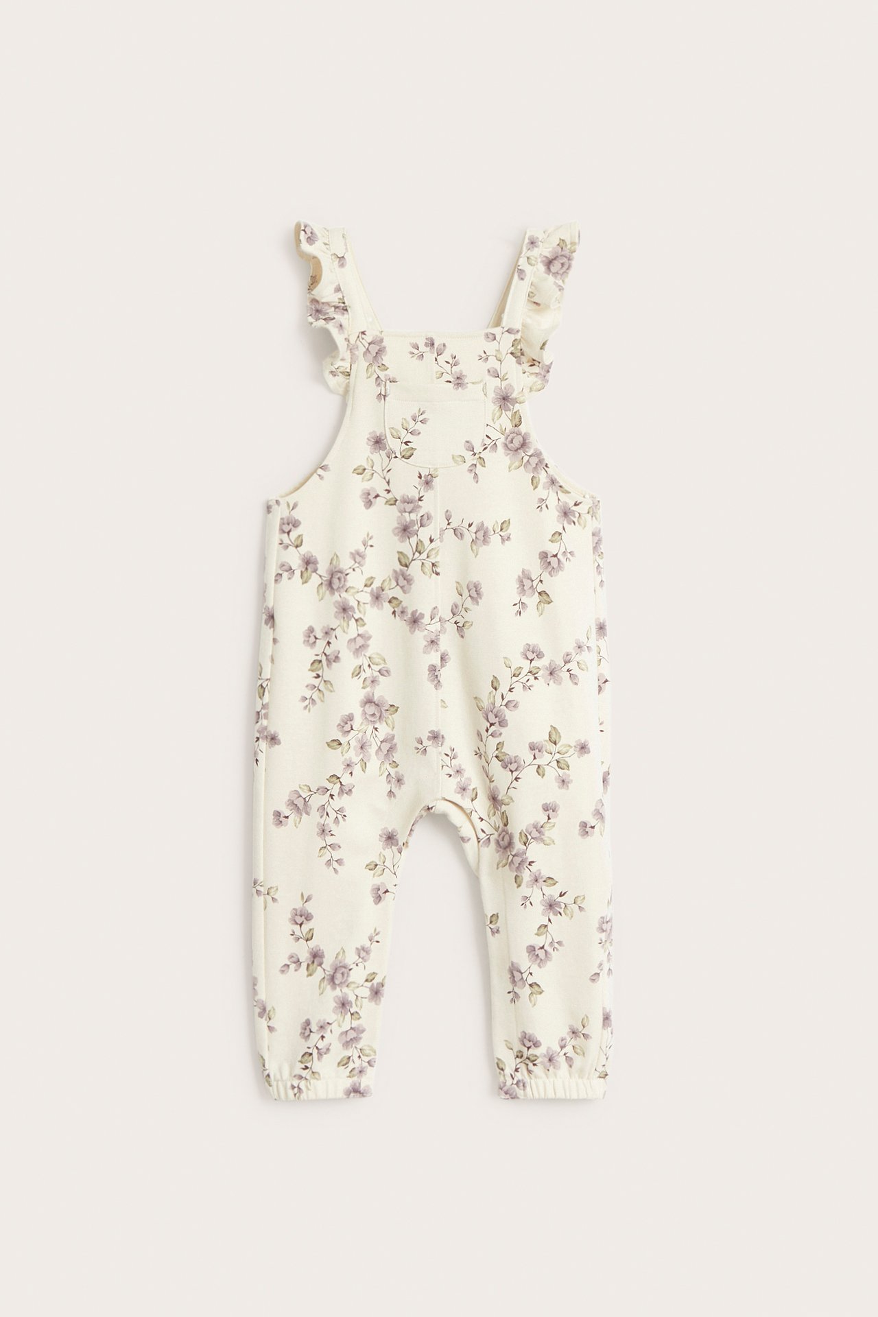 Floral dungarees