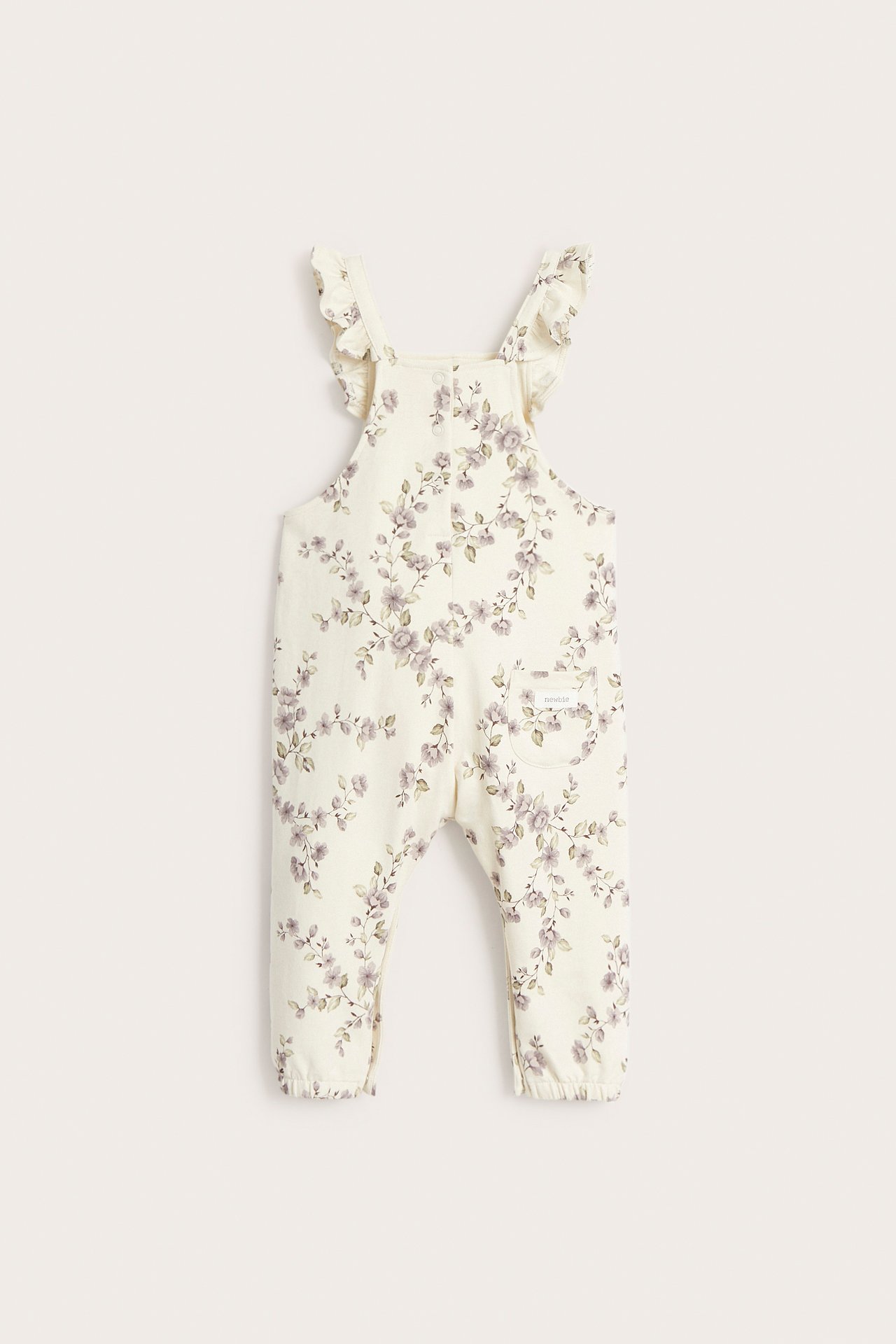 Floral dungarees