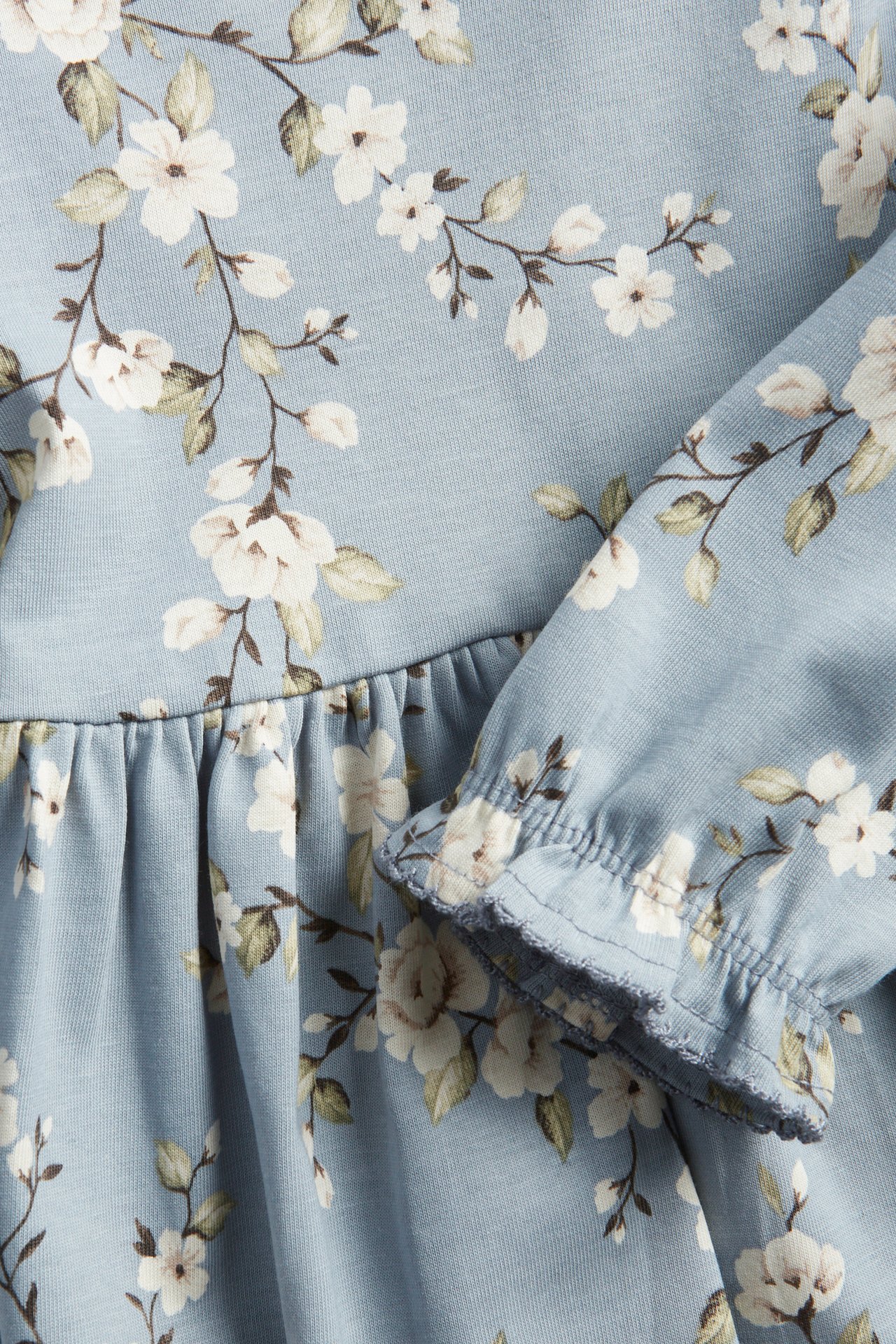 Floral jersey dress