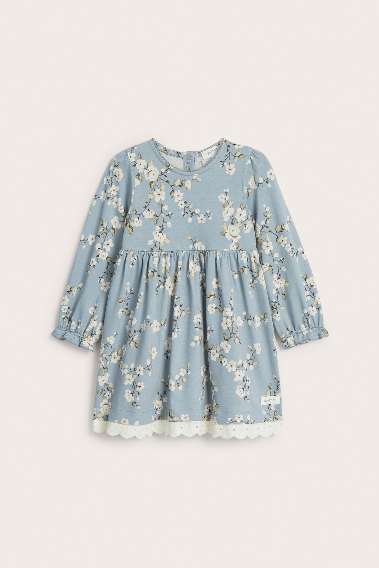 Floral jersey dress