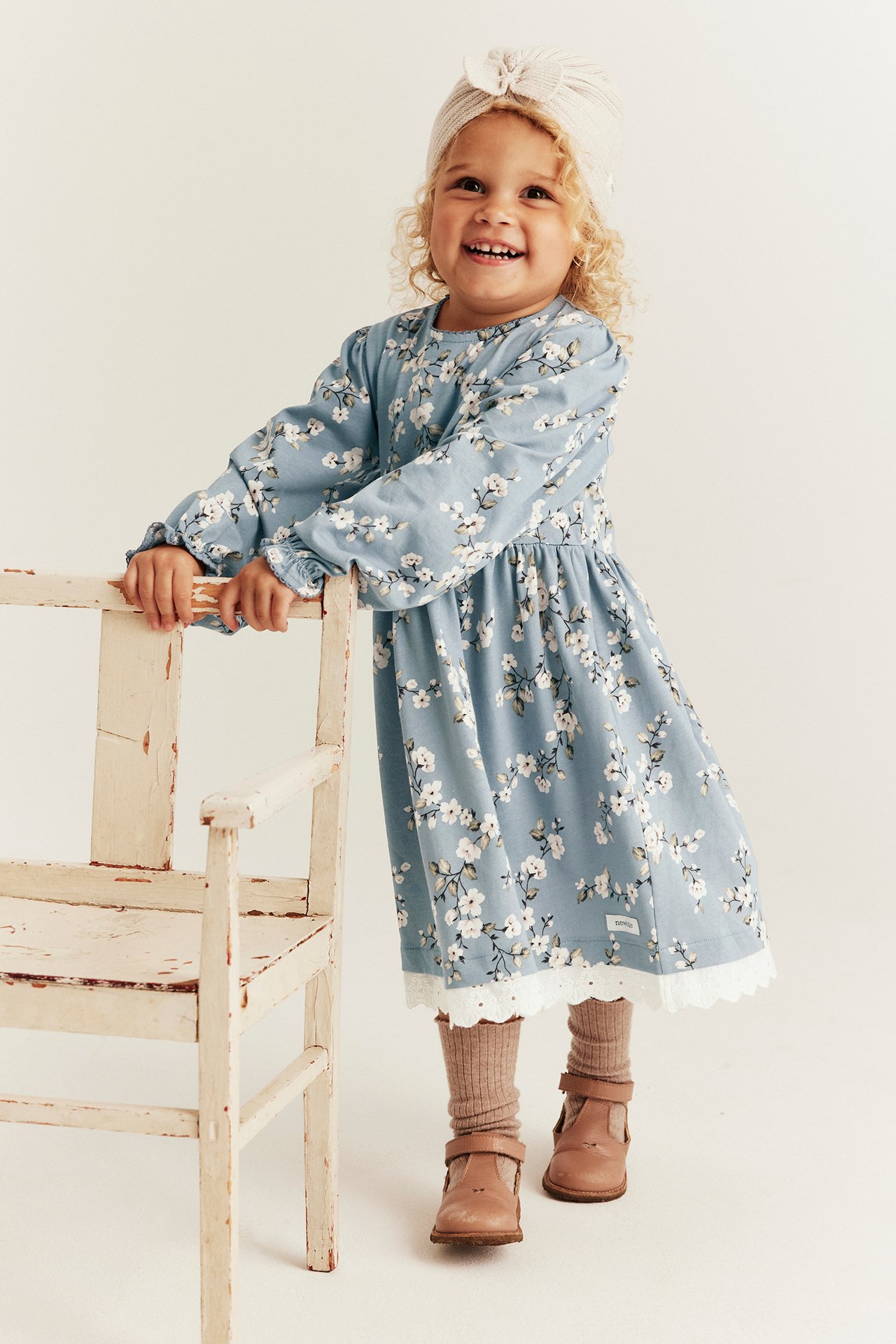 Floral jersey dress
