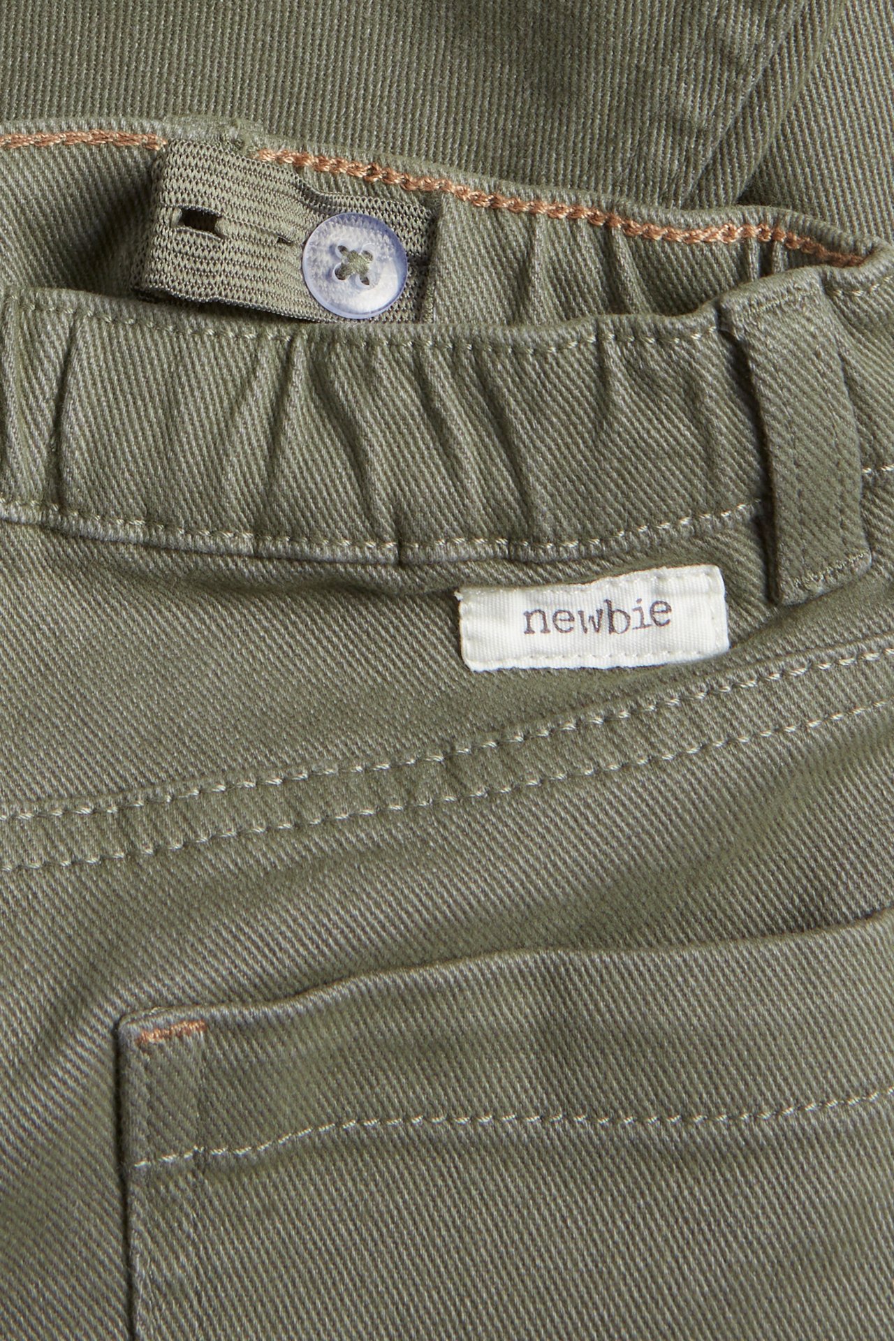 Woven twill trousers - Green - 2
