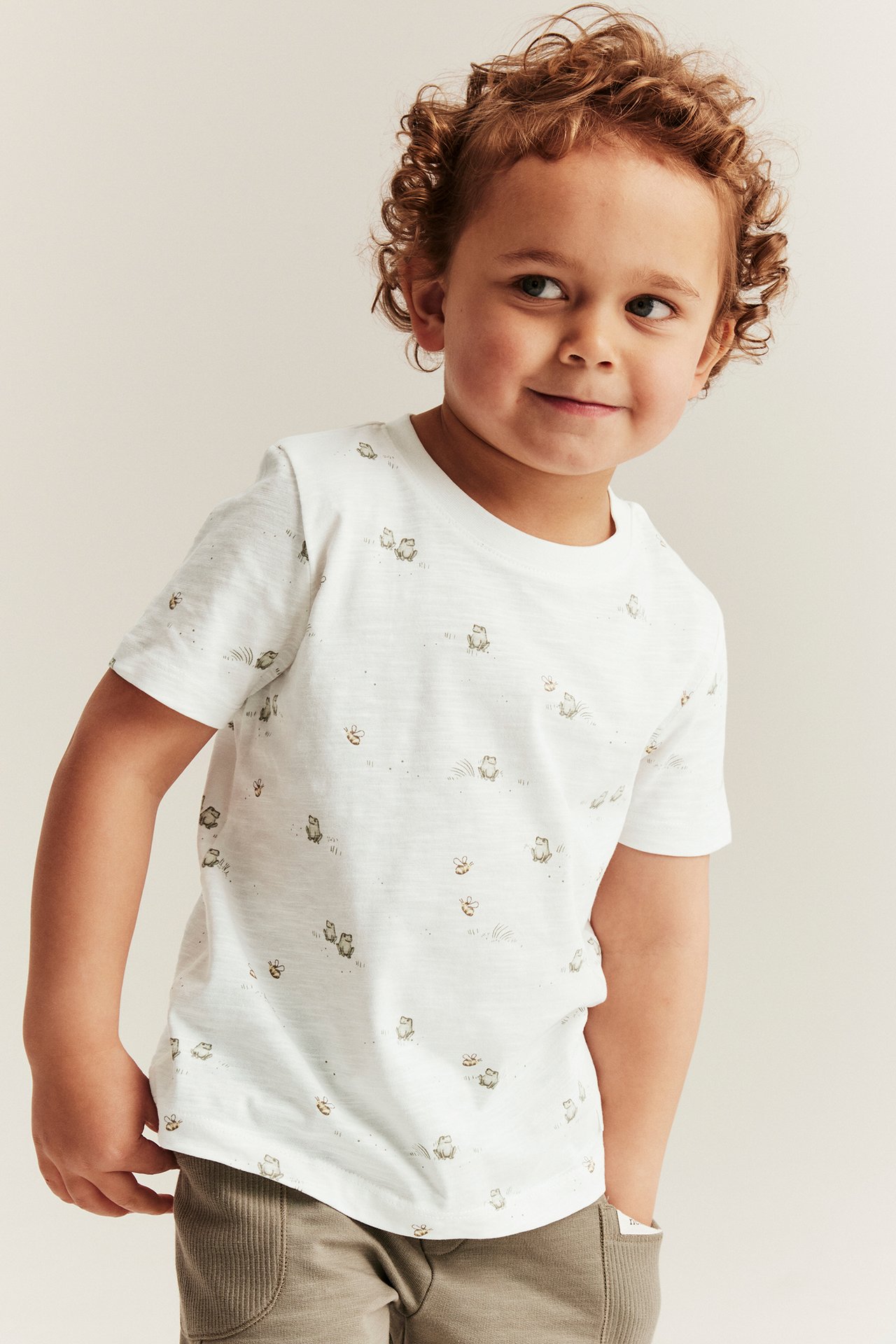T-Shirt mit Froschmuster