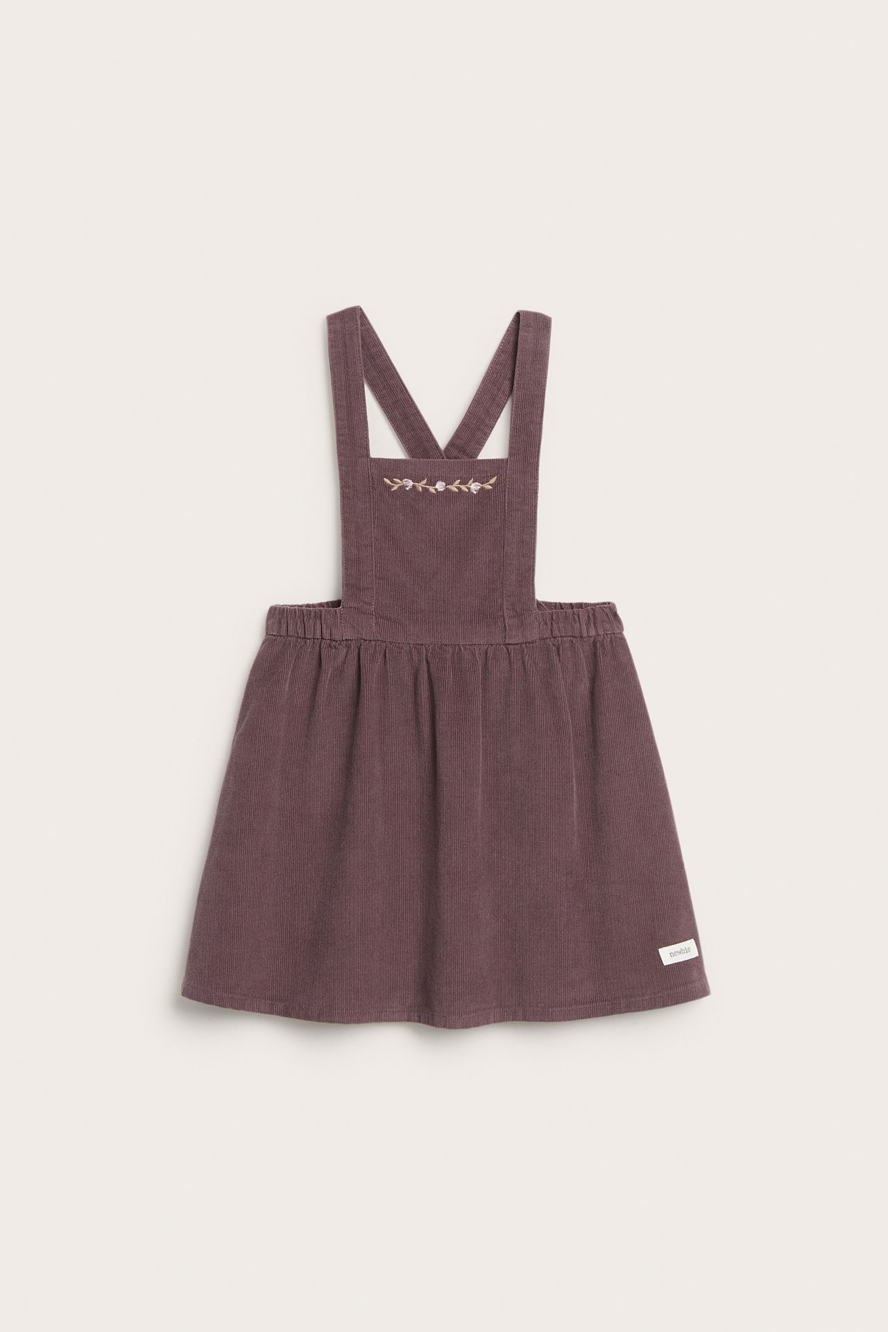 Corduroy pinafore dress