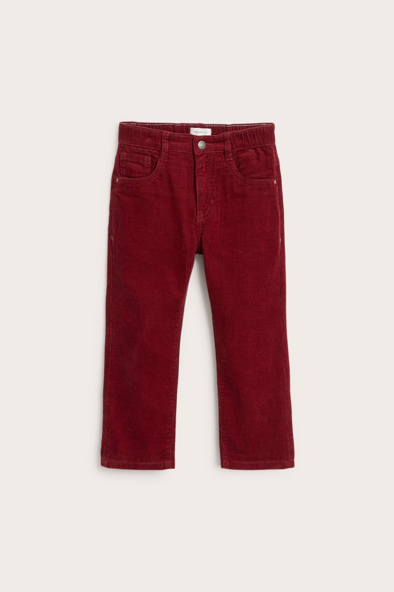 Gewebte Cordhose - Rot - 3