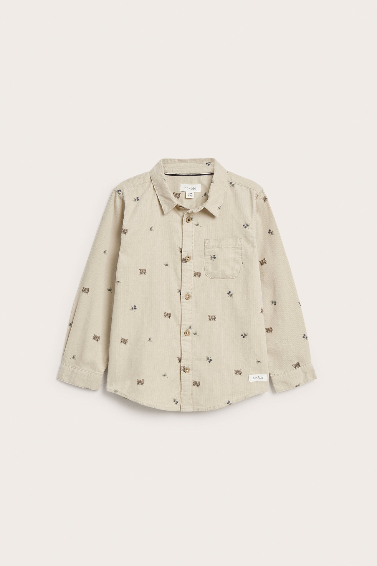 Woven corduroy shirt