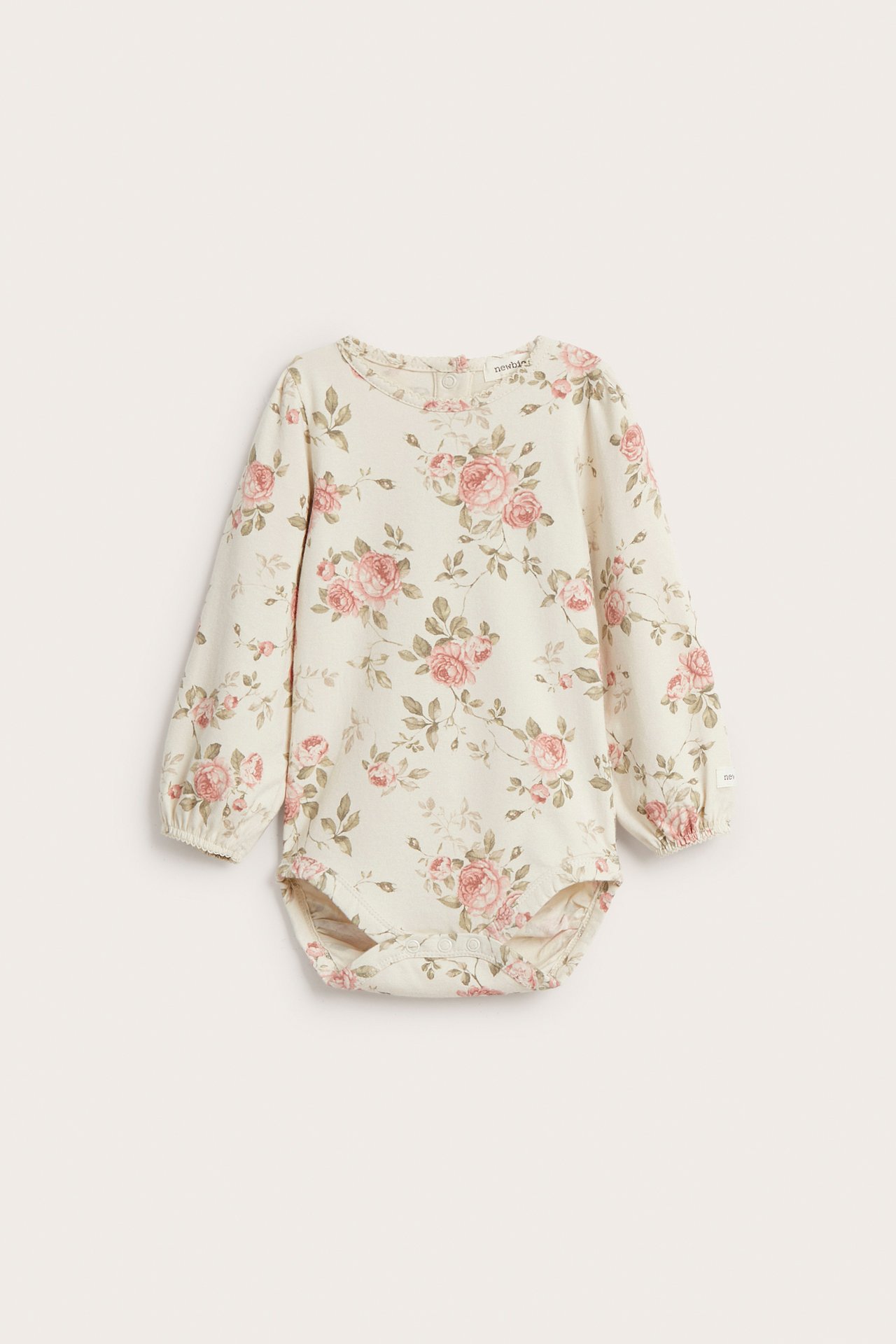 Body mit Blumen und Puffärmeln