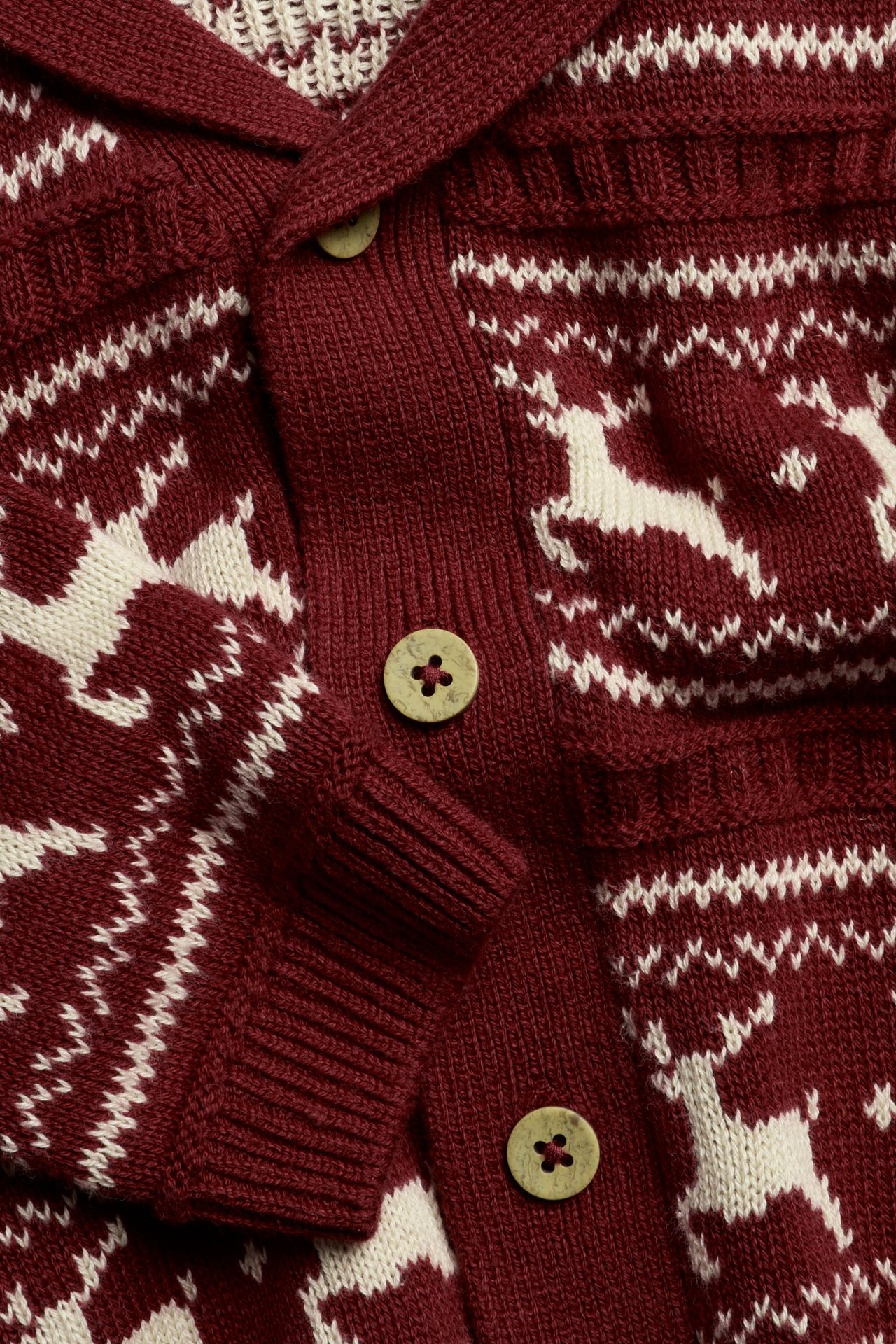 Strickjacke aus Jacquard-Strick