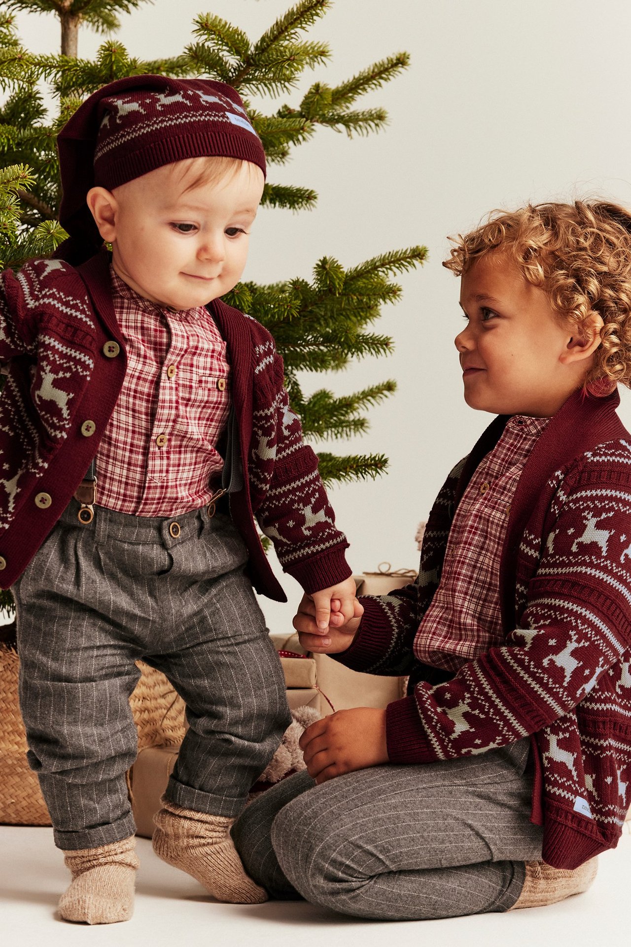 Strickjacke aus Jacquard-Strick