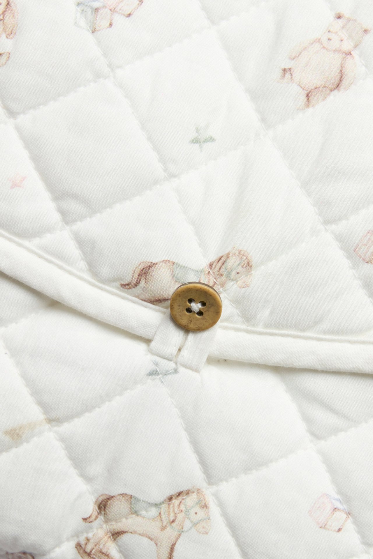 Patterned foldable changing mat - Off-white - 2